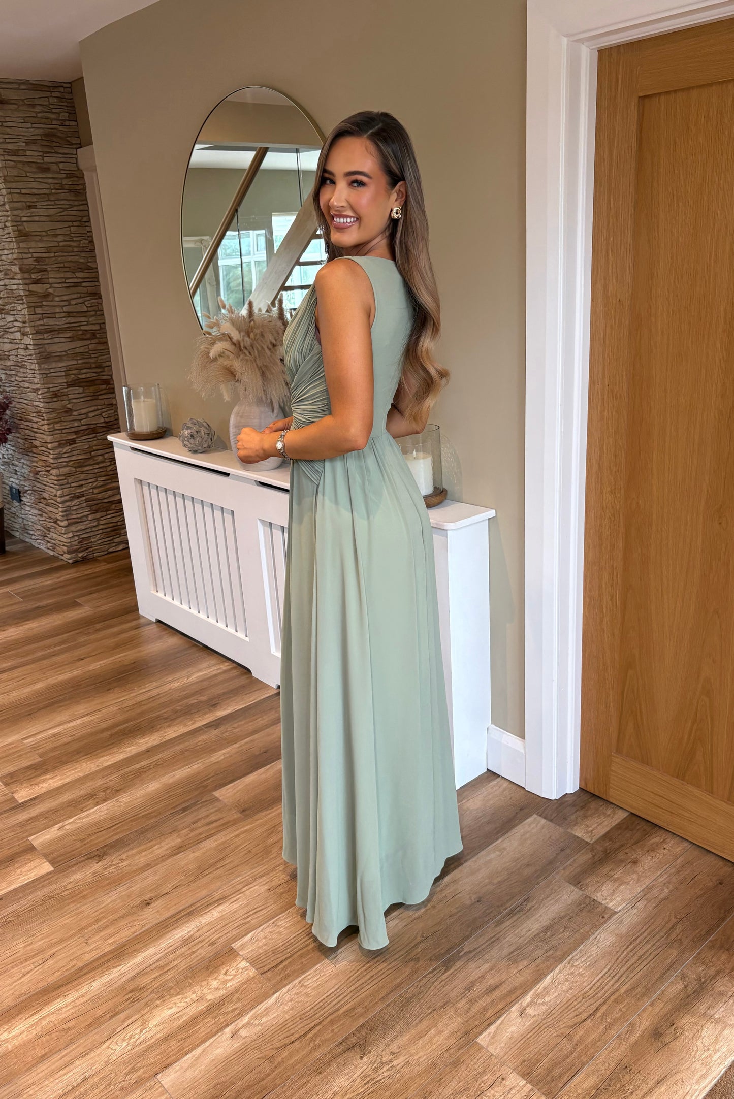 Dani Dress Sage Green