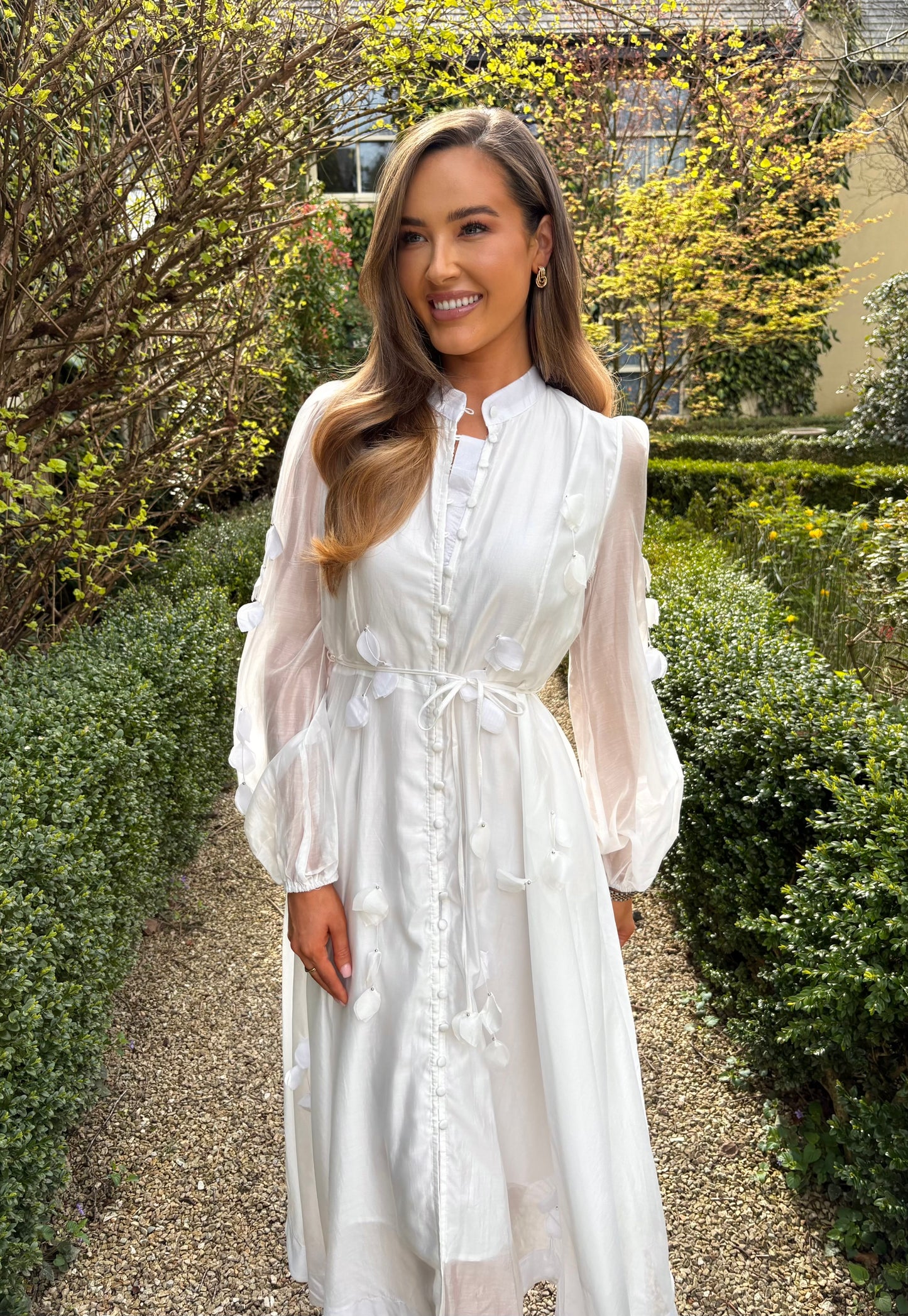 Alyssa Dress White