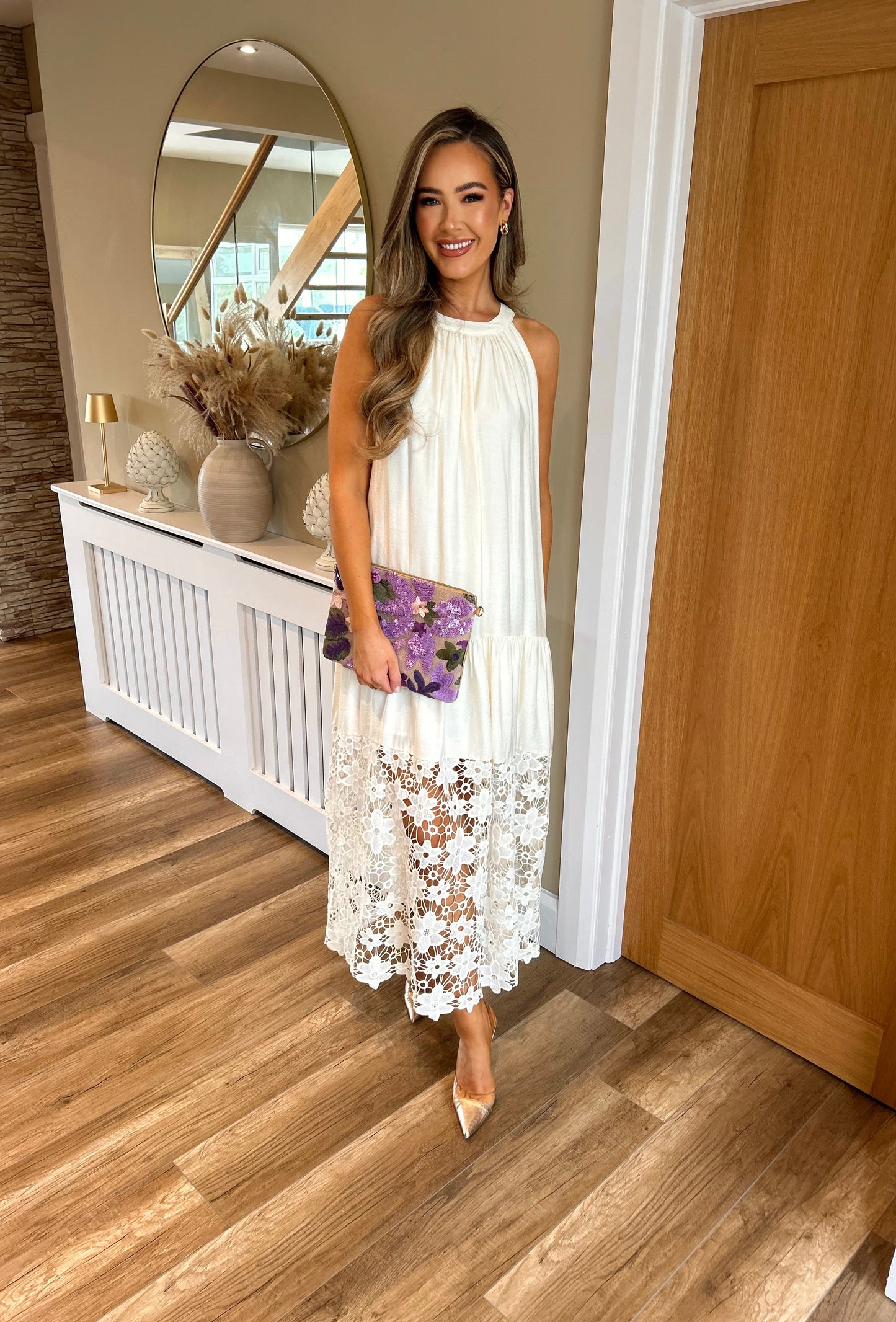 Gina Dress Beige
