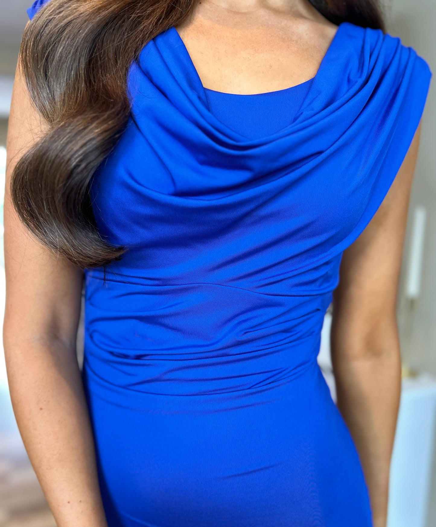 Morgan Dress Blue