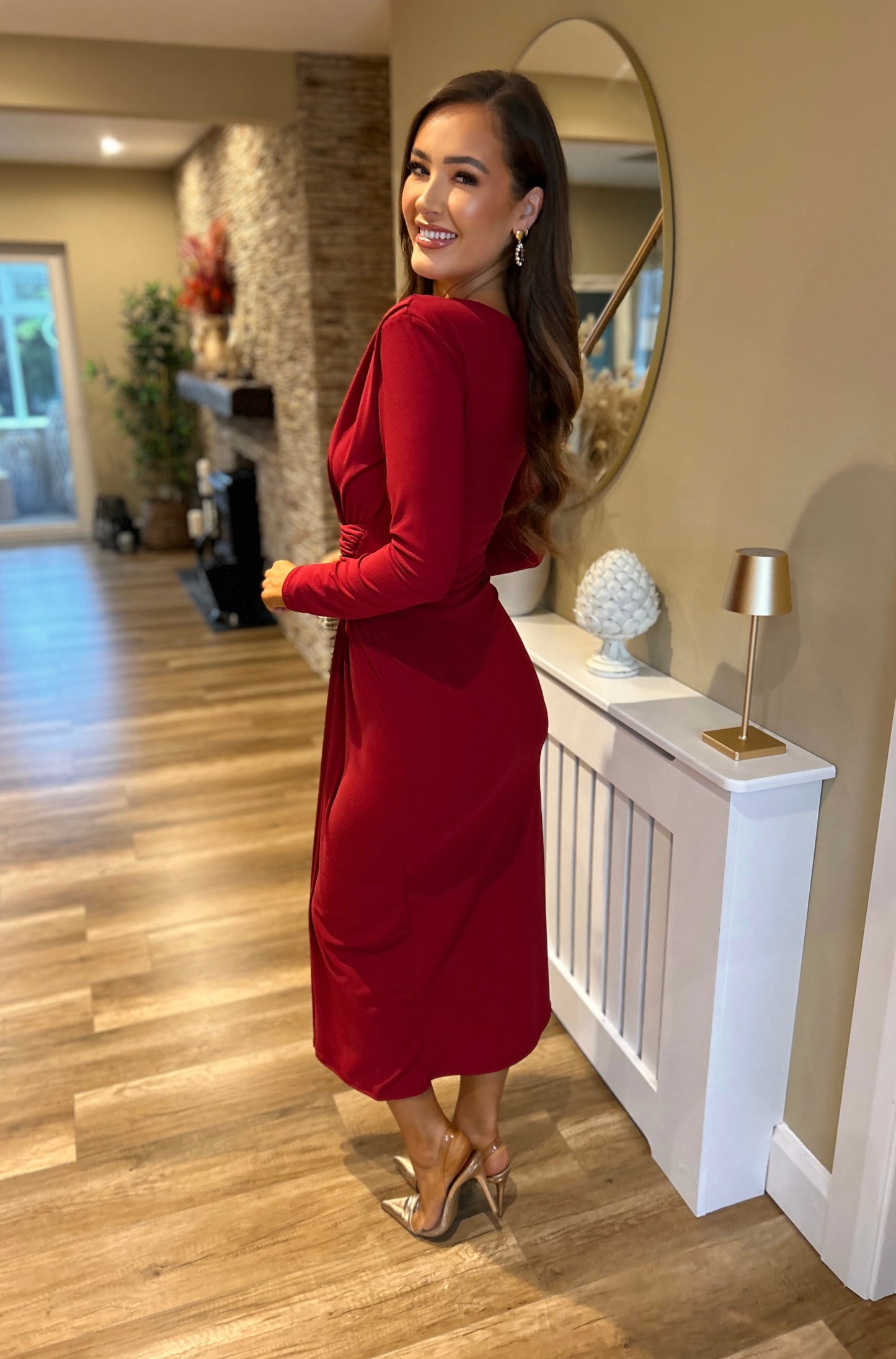 Maddie Dress Red