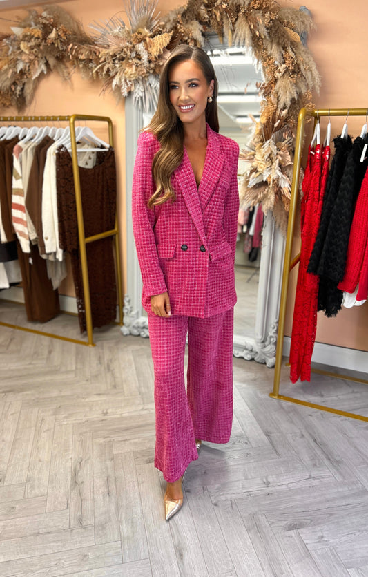 Kayla Two Piece Suit Pink