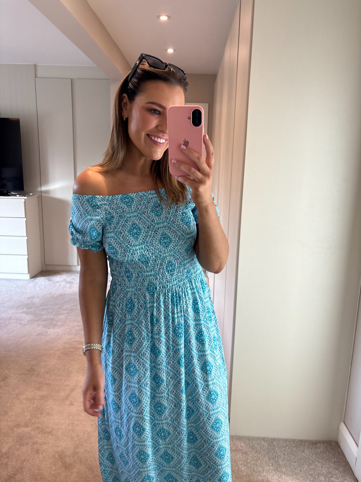 Nella Dress Sky Blue