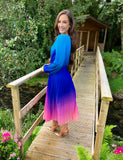 Belle Ombré Dress Purple