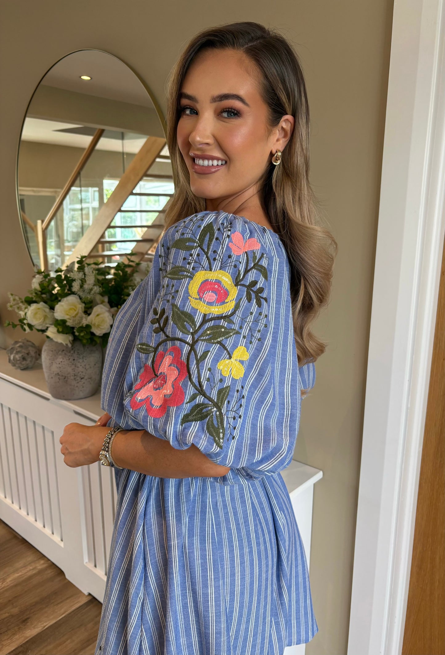 Connie Dress Blue