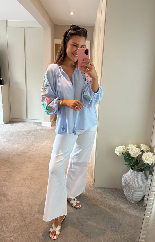 Sadie Top Blue