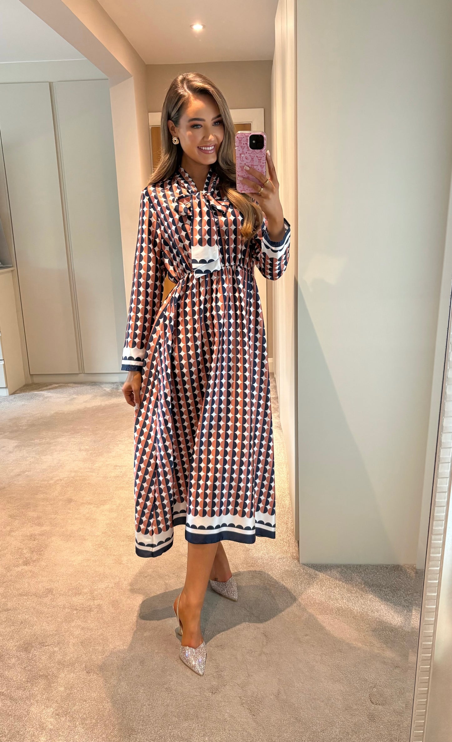 Amelia Dress Rust