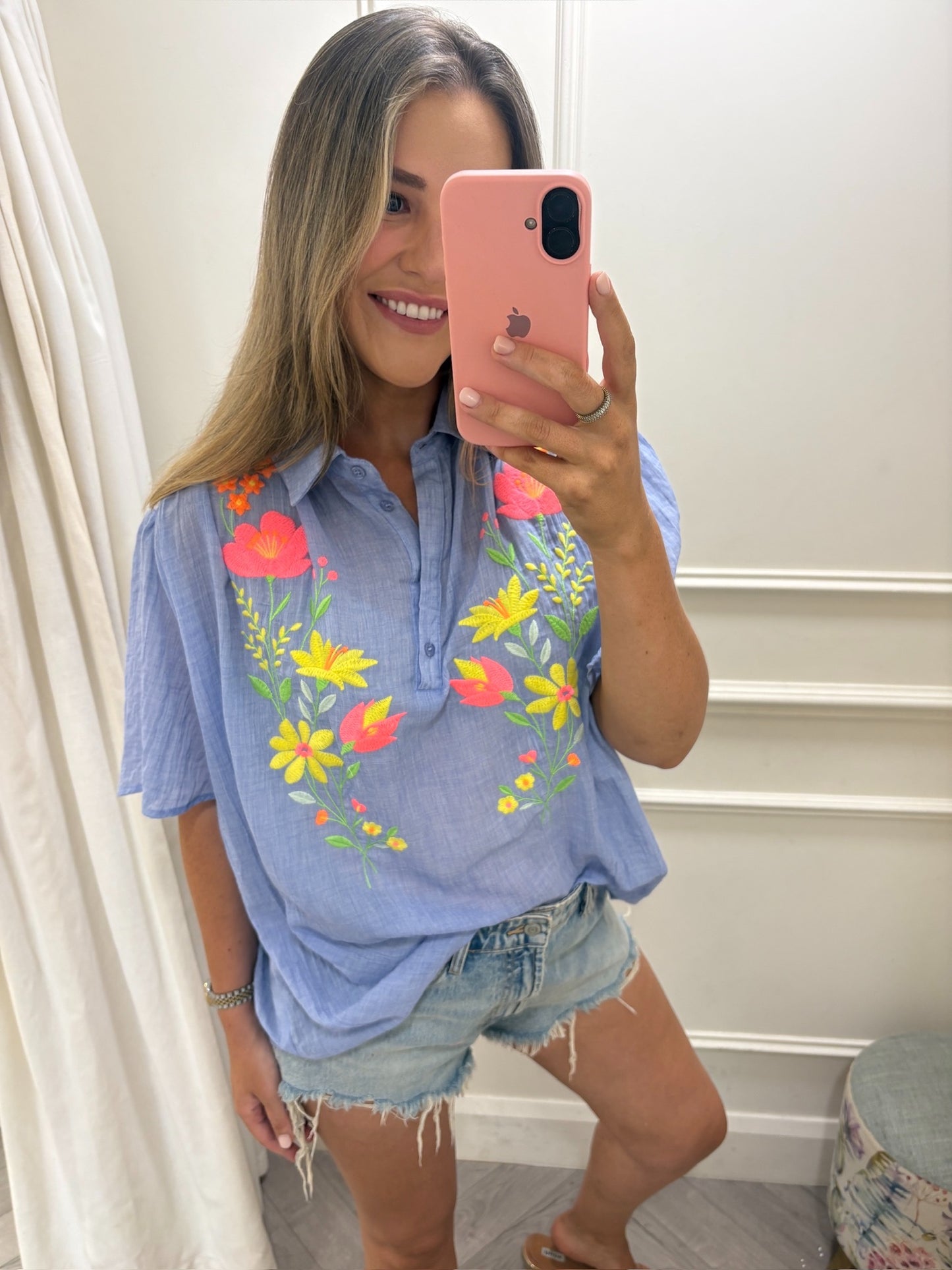 Pippa Top Blue