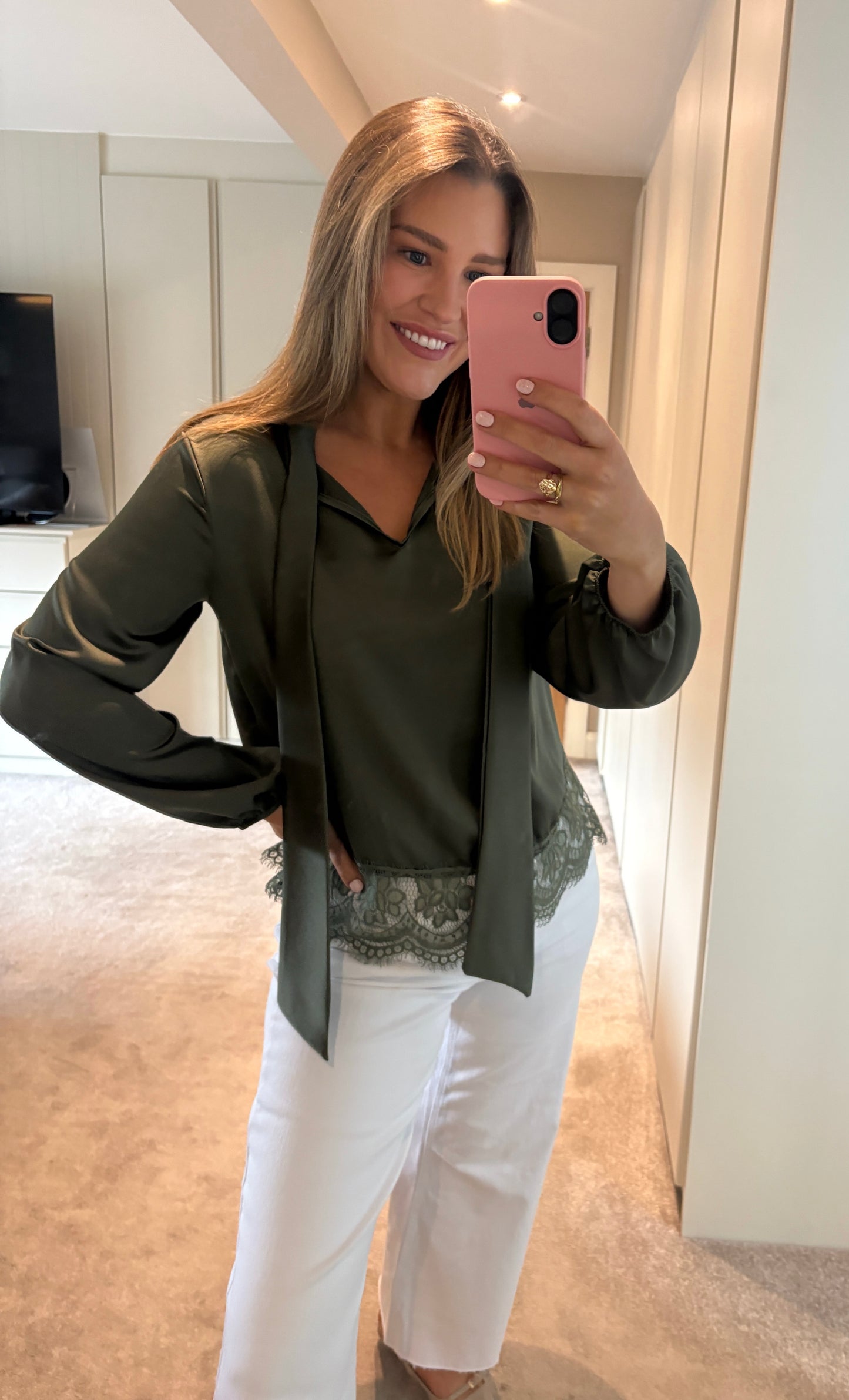 Donna Top Khaki