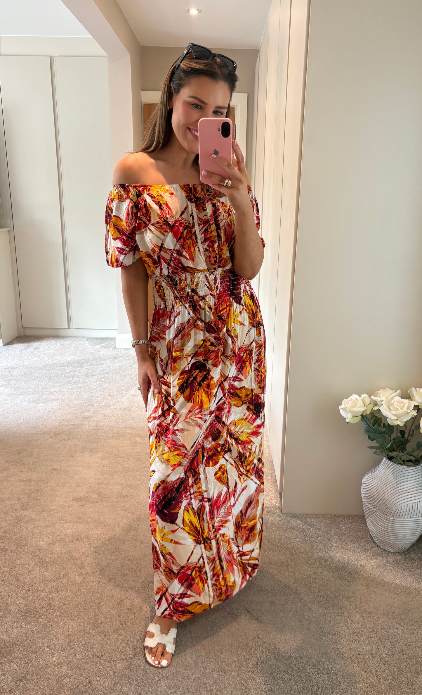 Leemara Dress Orange