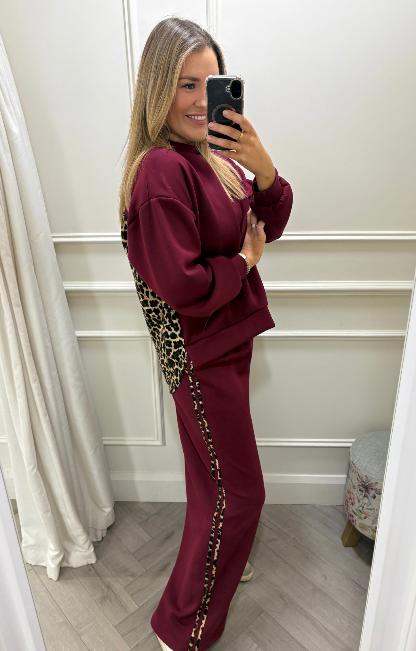 Frankie Two Piece Burgundy