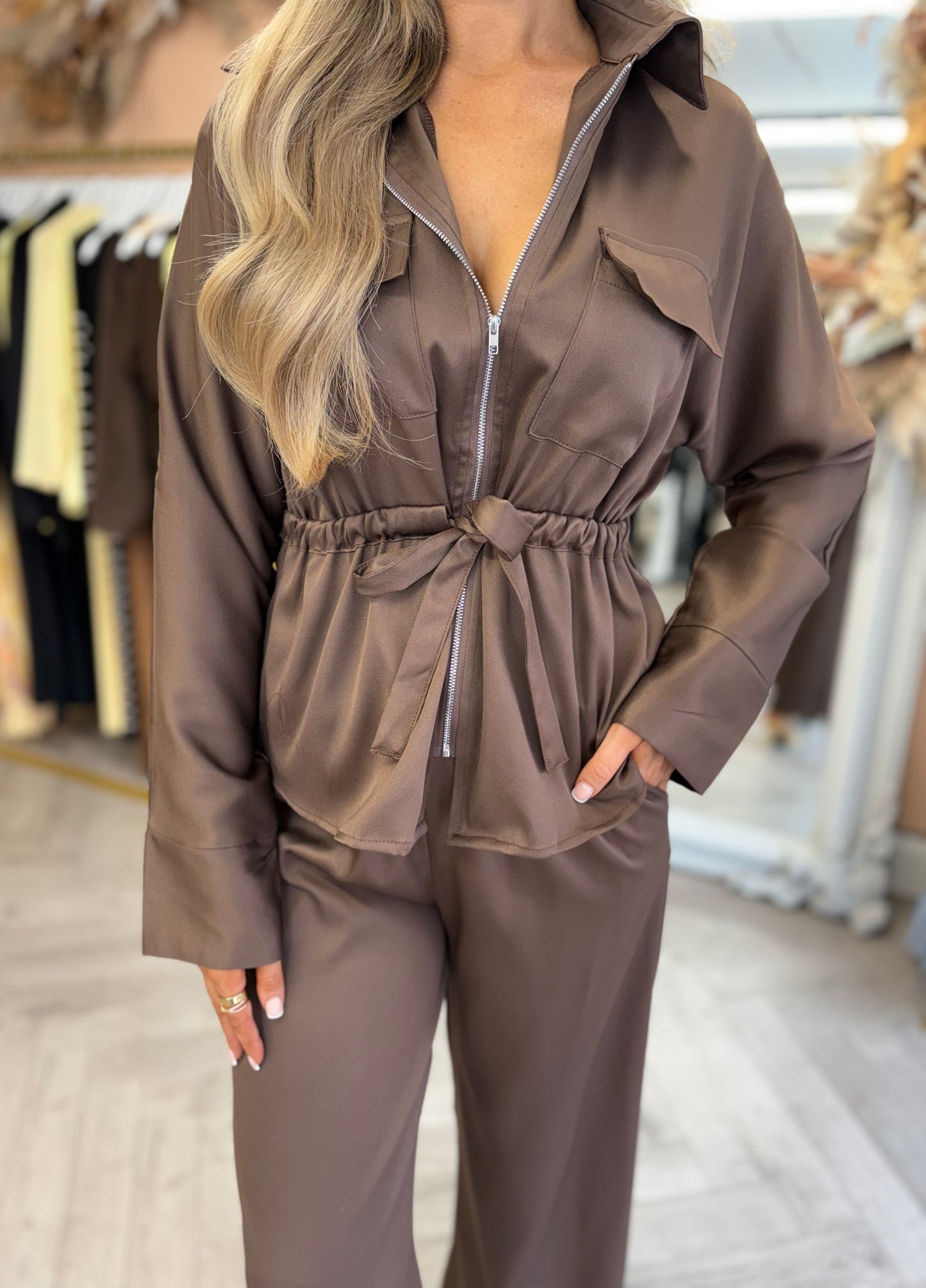 Bowie Two Piece Brown
