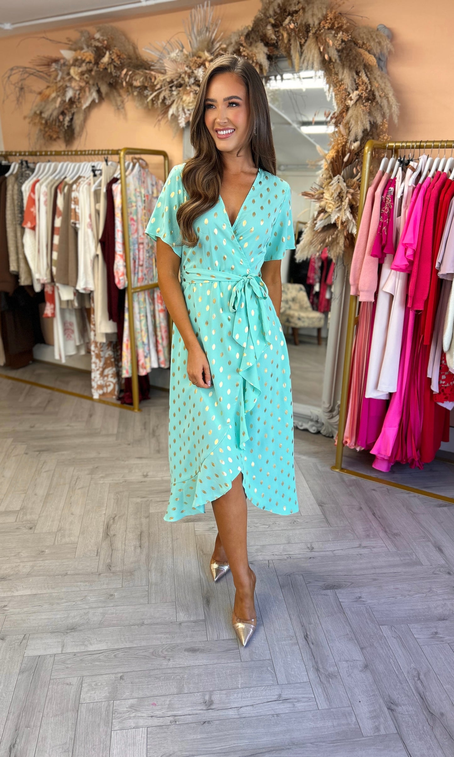 Luca Dress Aqua