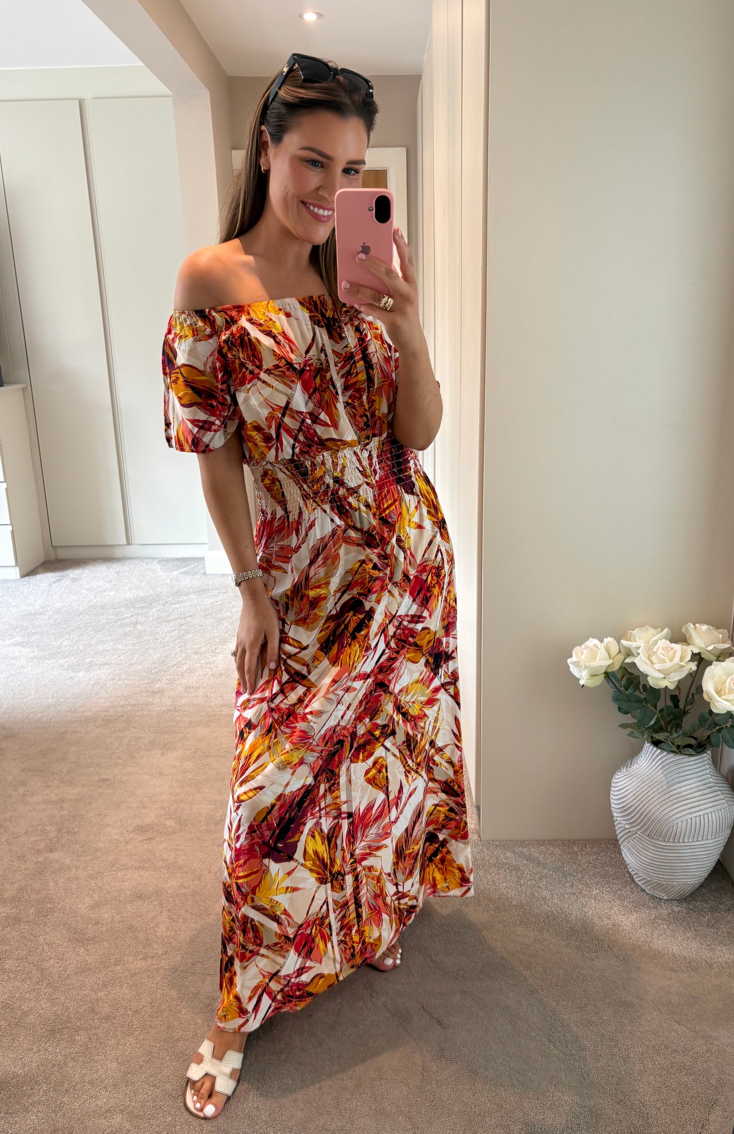 Leemara Dress Orange