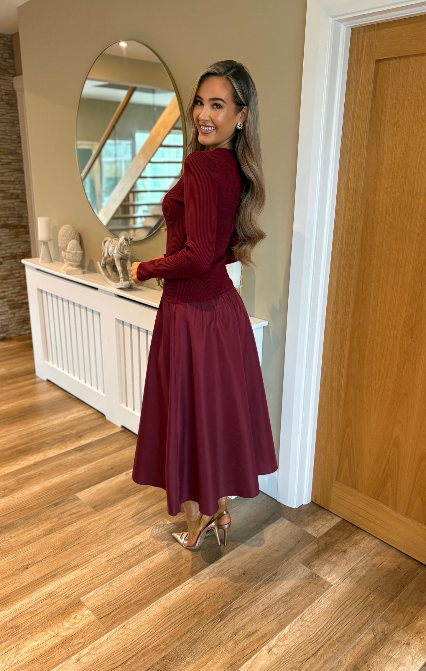 Bohdi Dress Burgundy