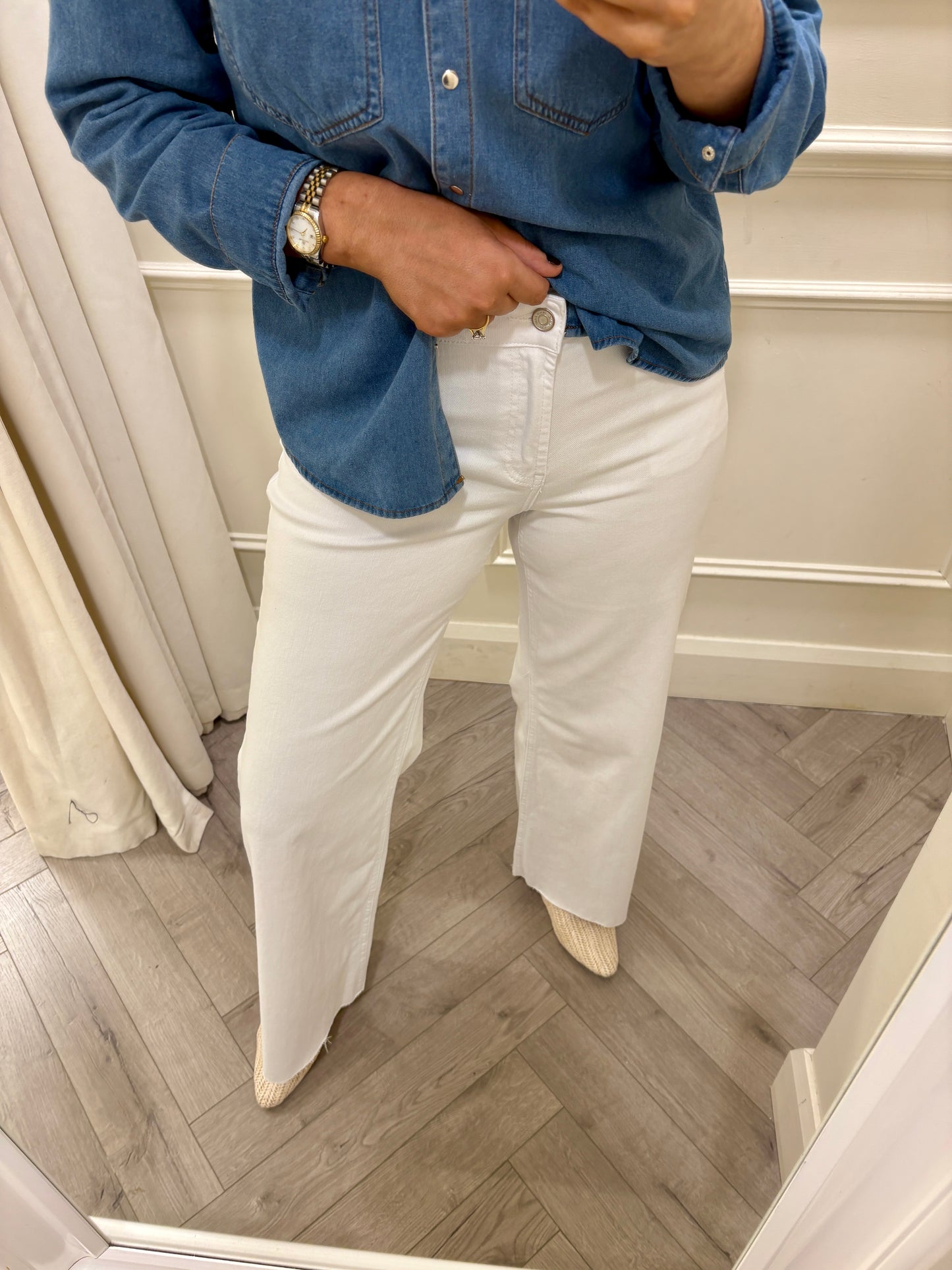 Lainey White Jeans