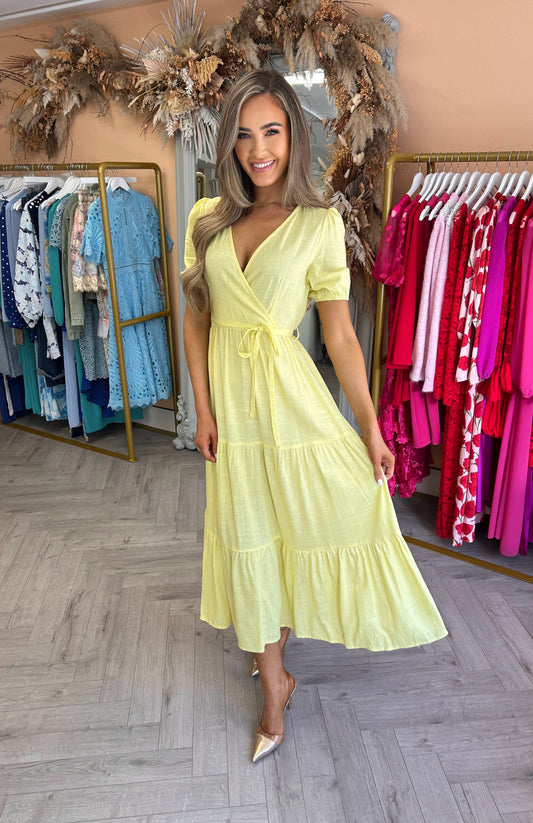 Valentina Dress Yellow