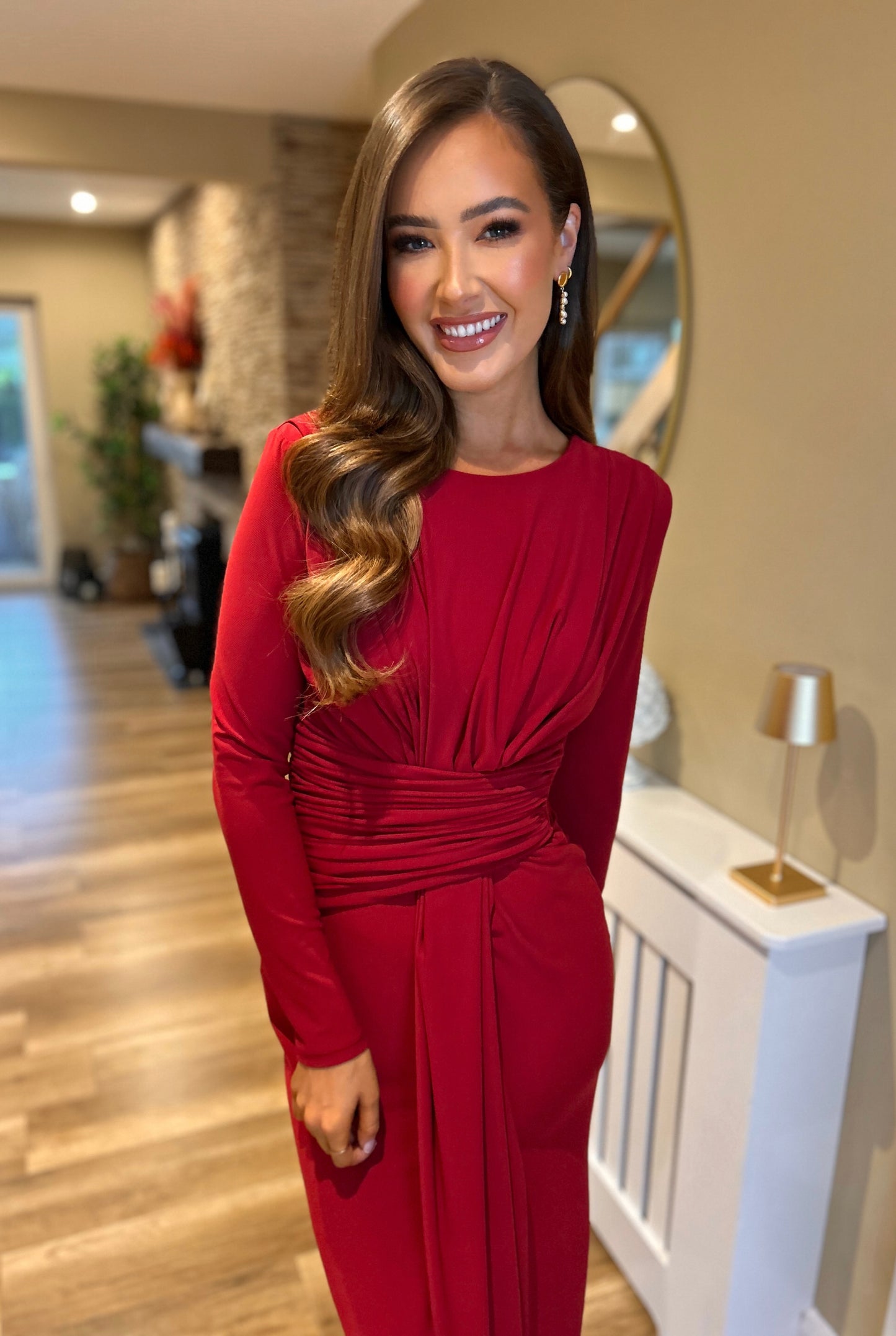 Maddie Dress Red