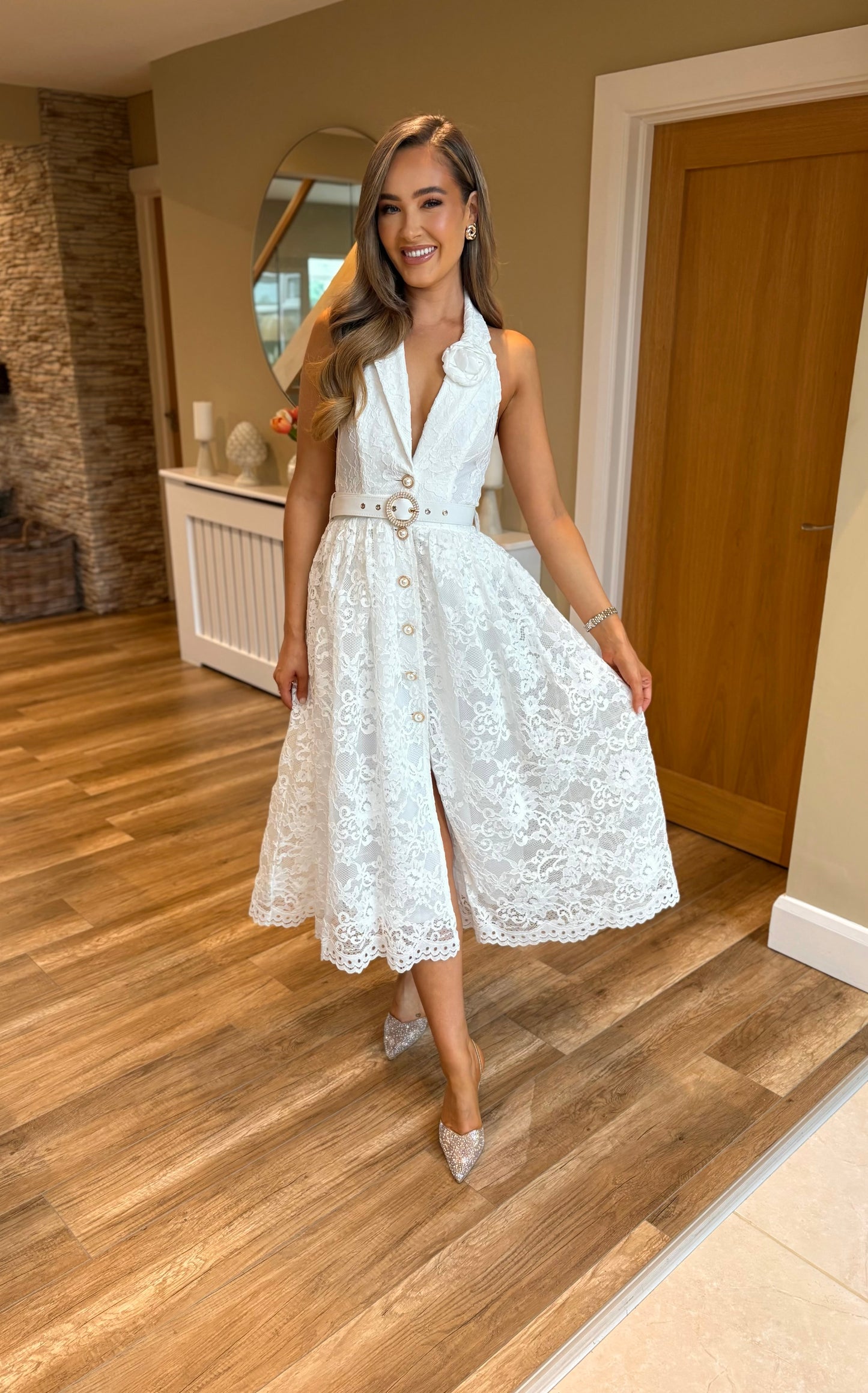 Loreanna Dress white