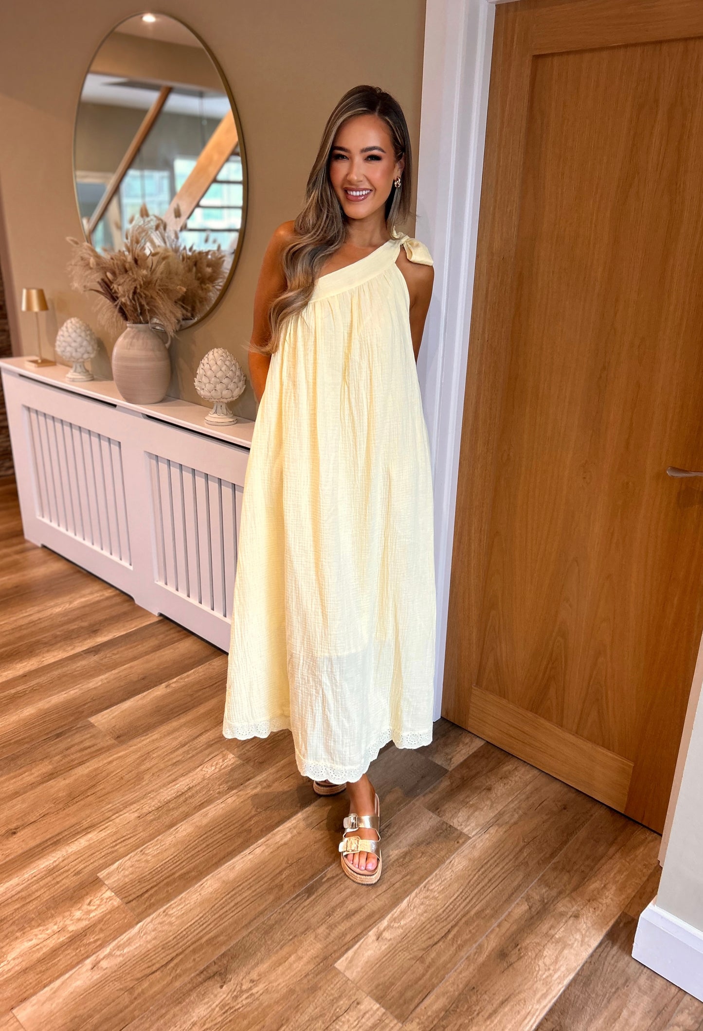 Selena Dress Lemon