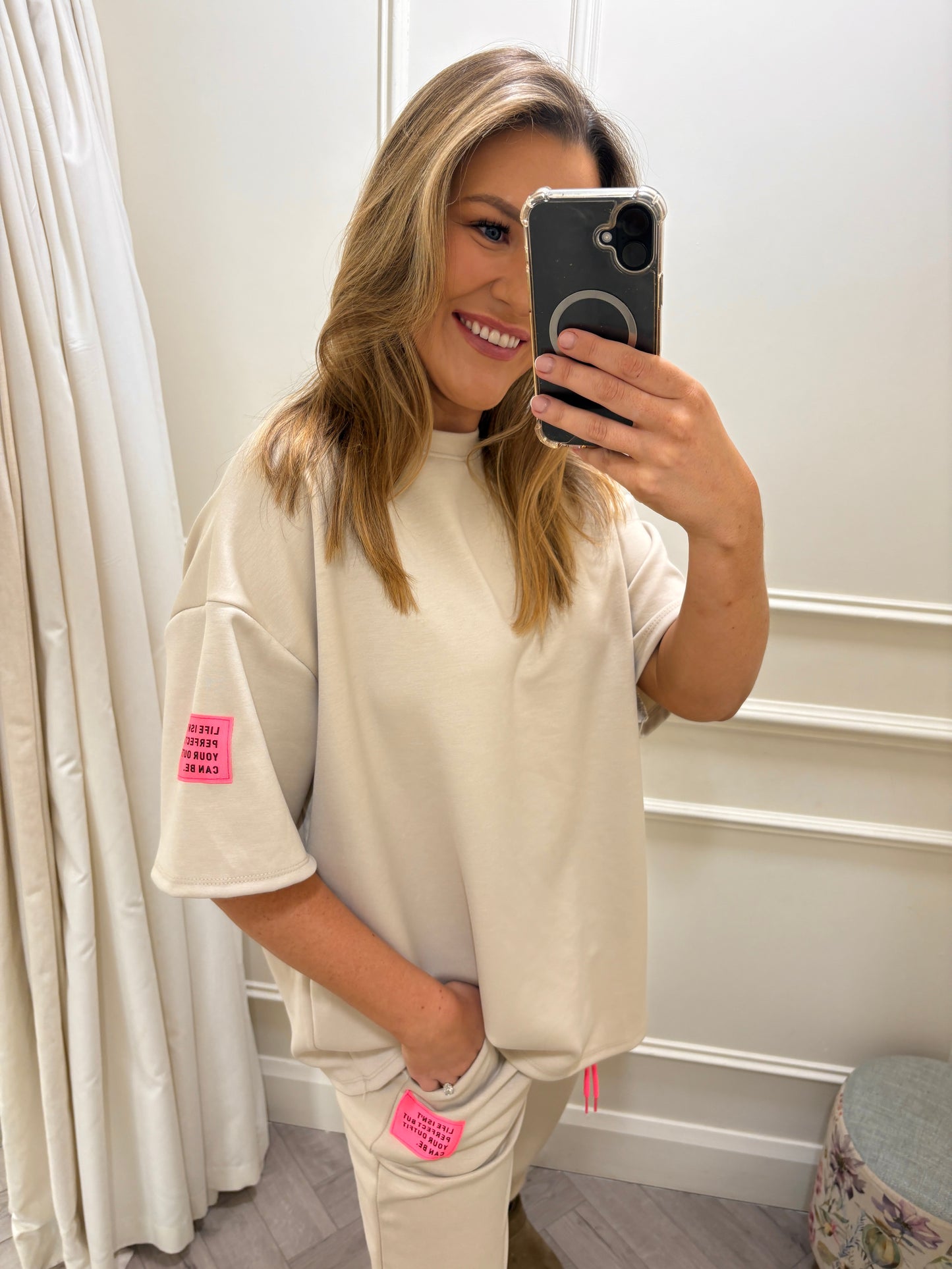 Haylie Tracksuit Beige