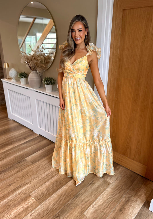 Aminah Dress Lemon