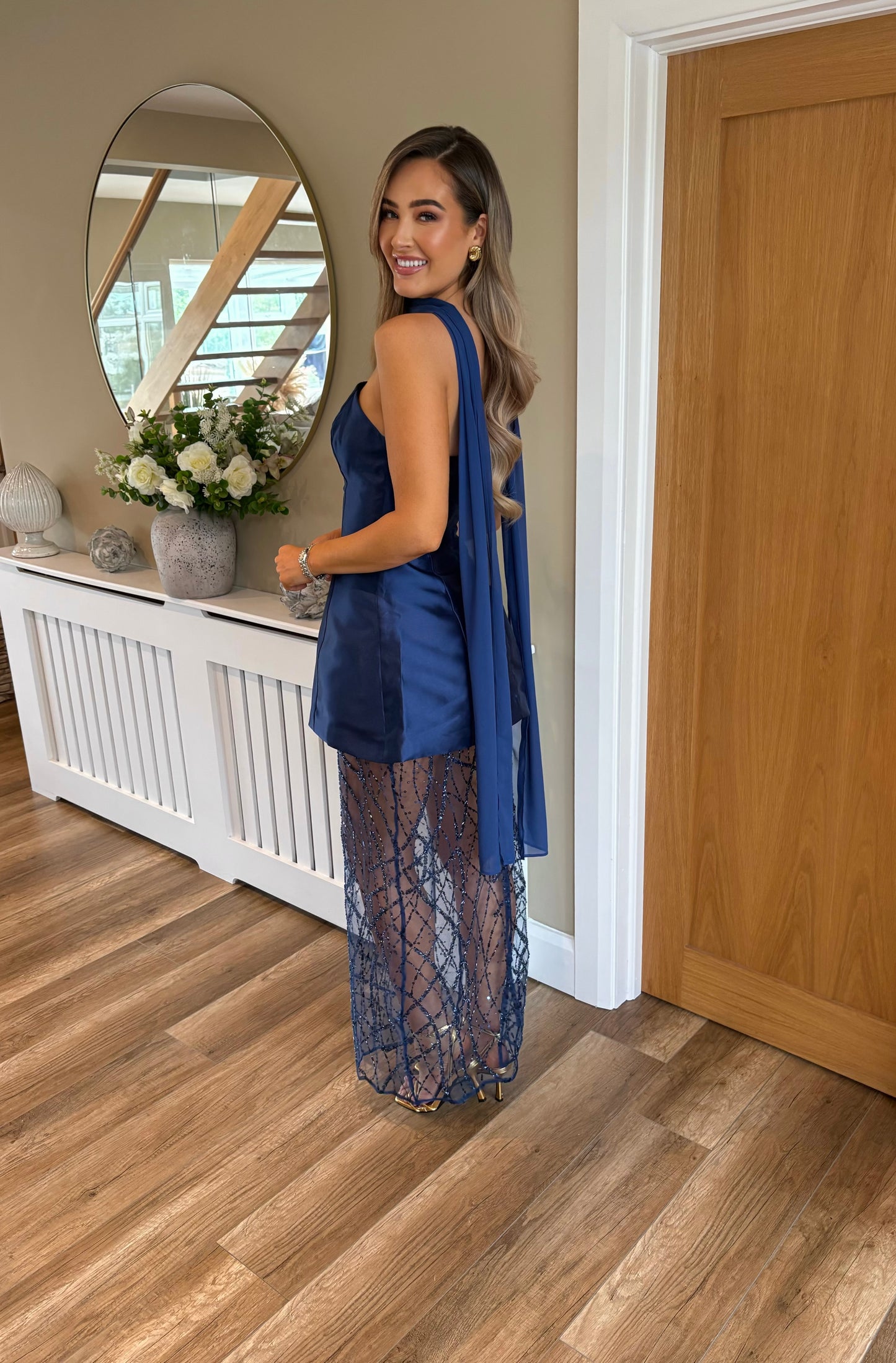 Leena Dress Navy