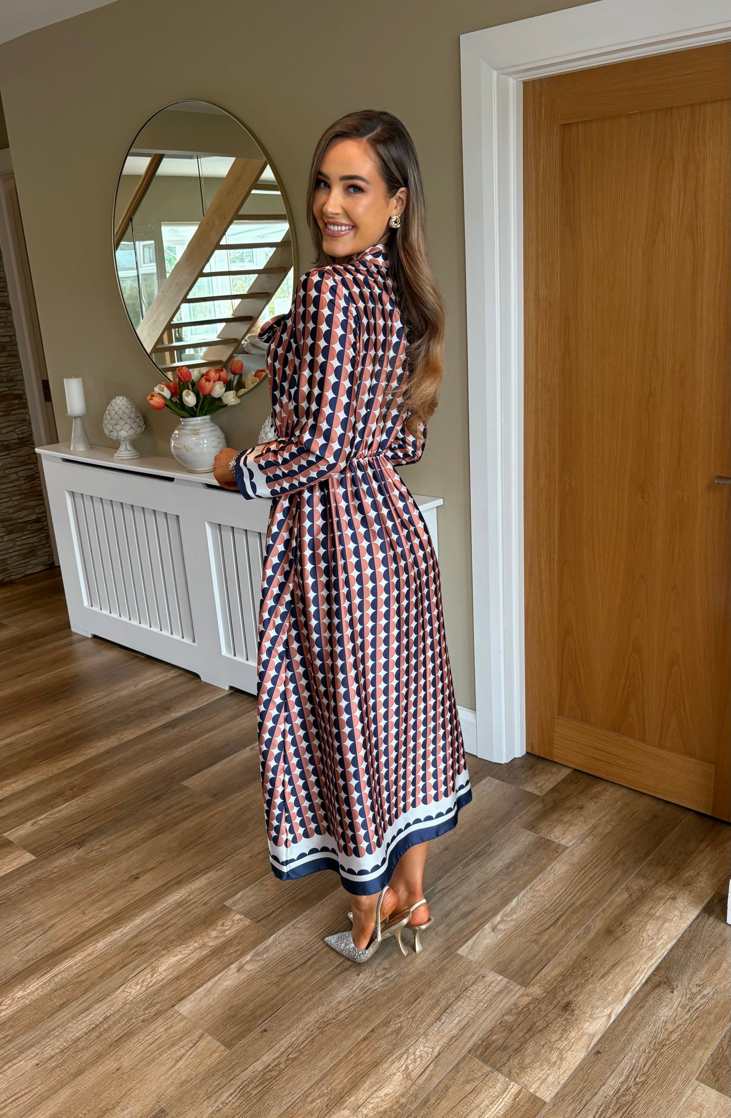 Amelia Dress Rust