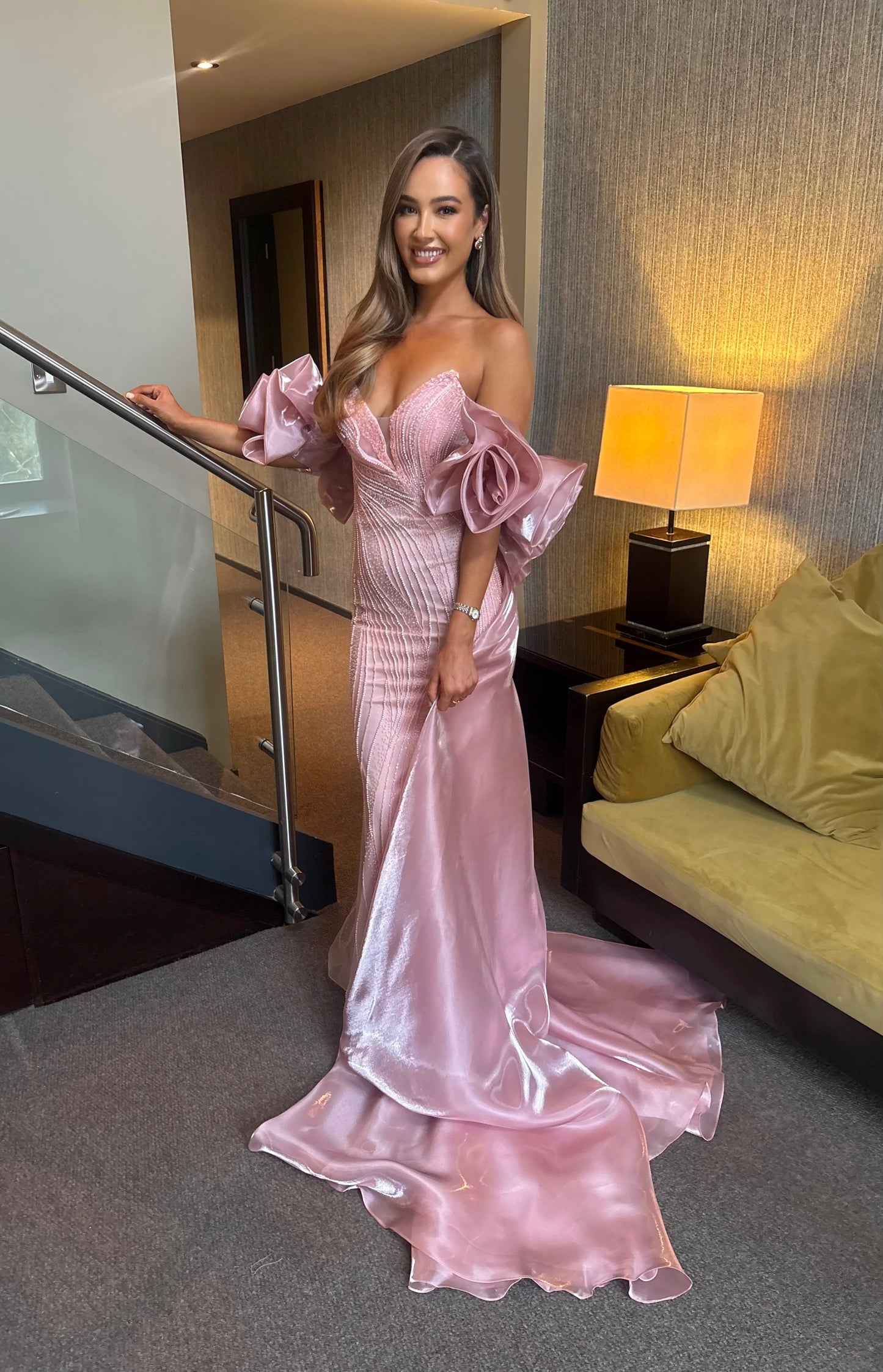 Ariel Gown Blush Pink