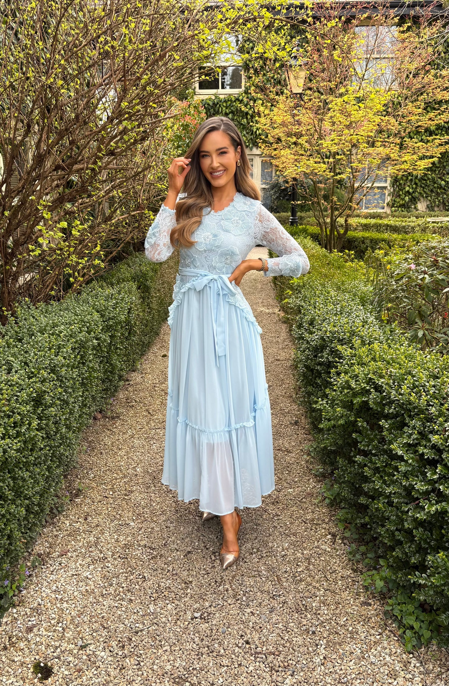 Magnolia Dress Blue