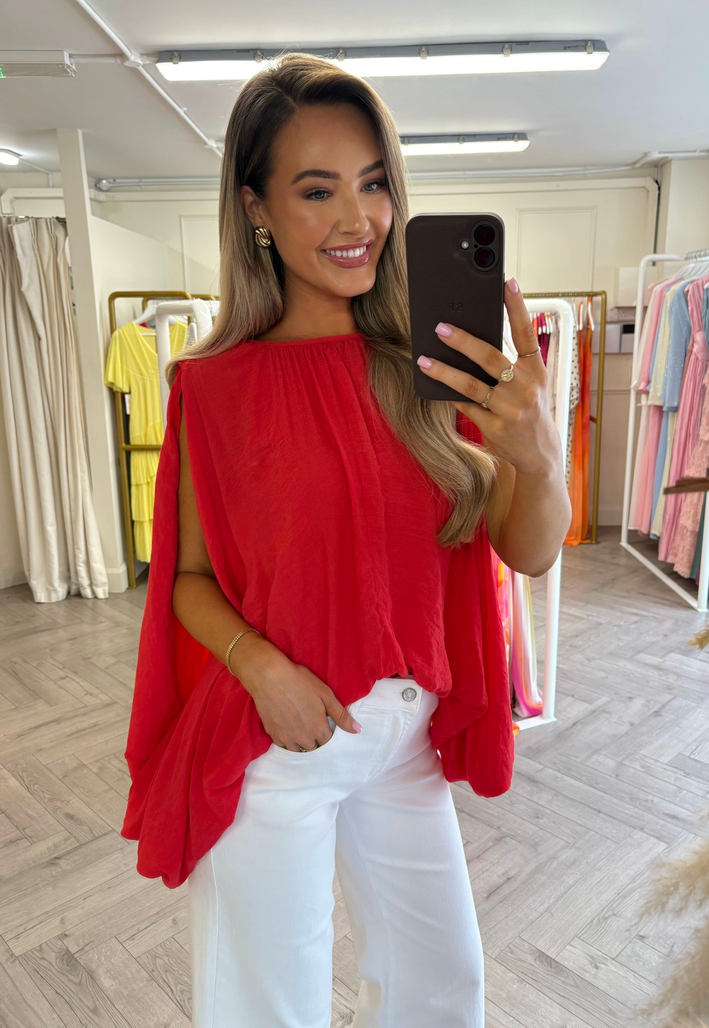 Leera Top Red