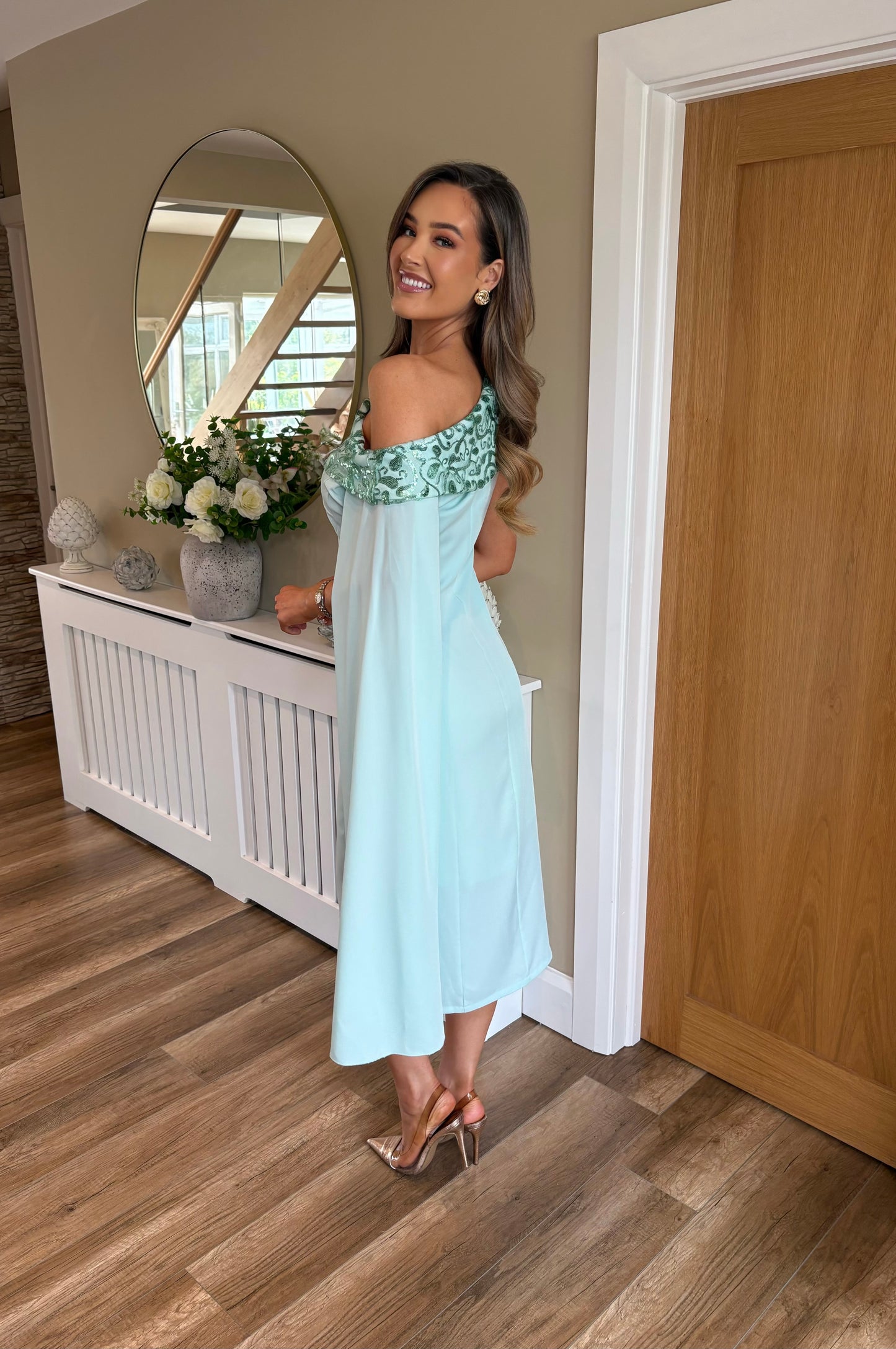 Naomi Dress Teal