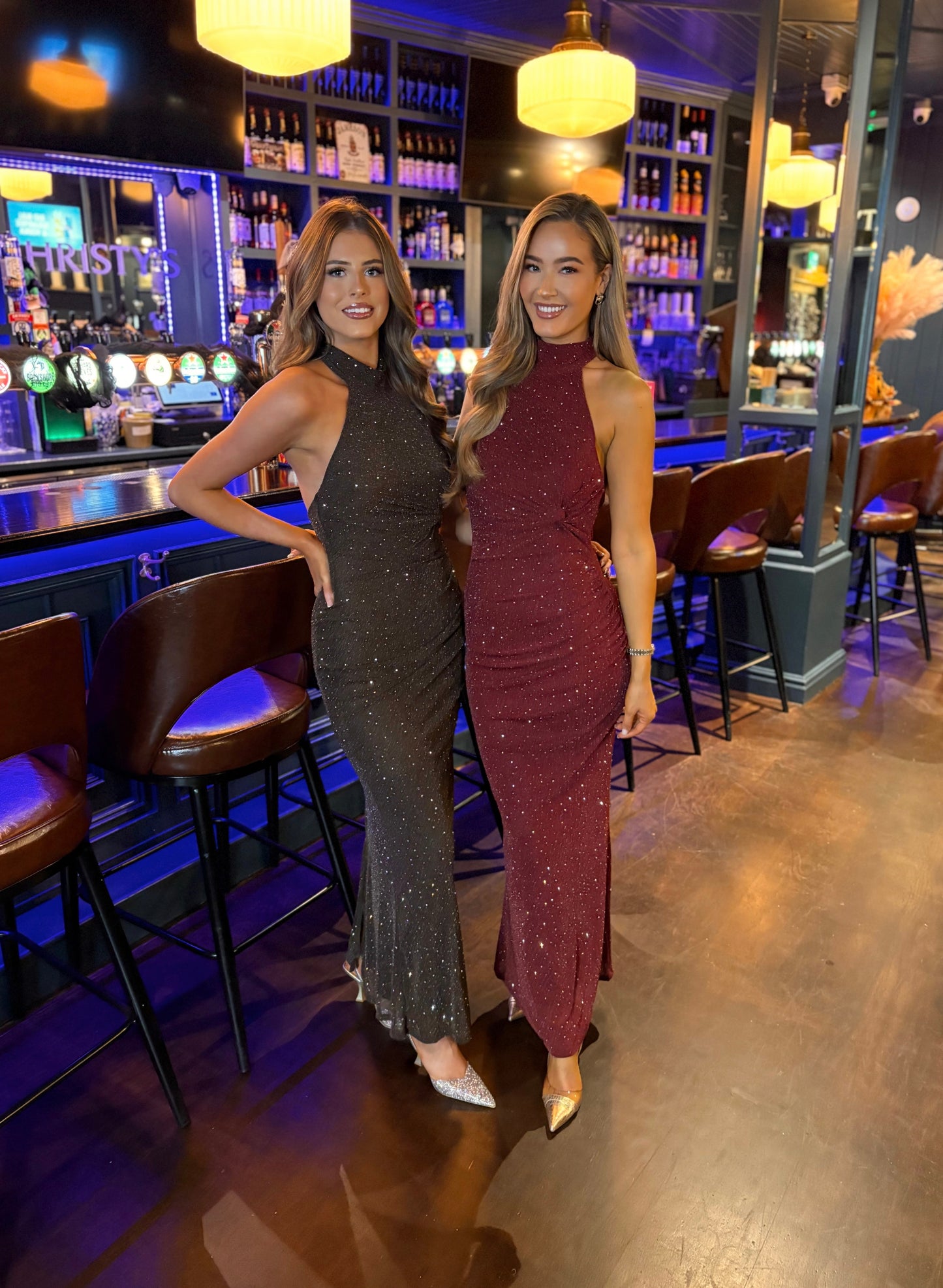 Abilene Dress Burgundy