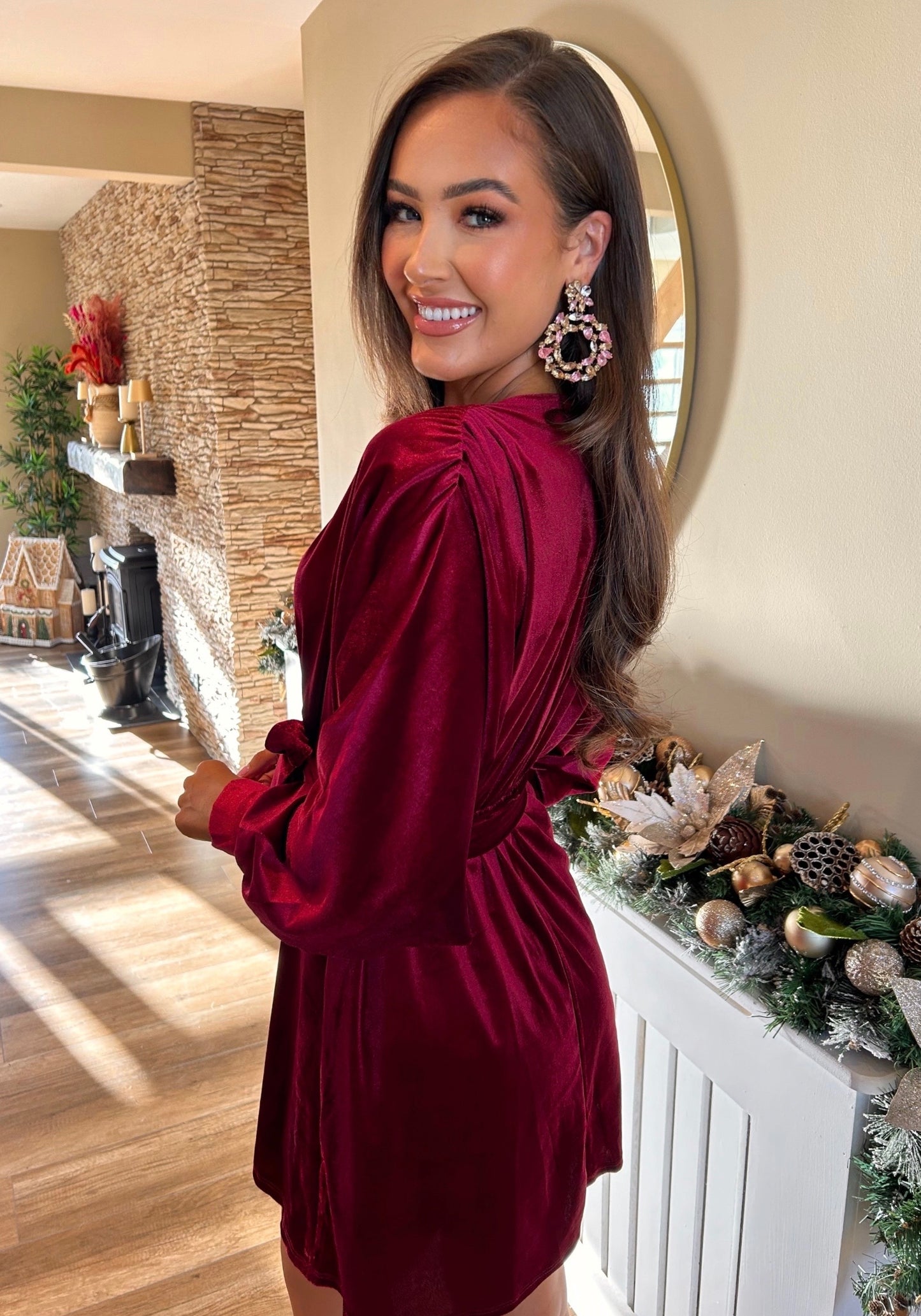 *PRE-ORDER*Holly Dress Burgundy