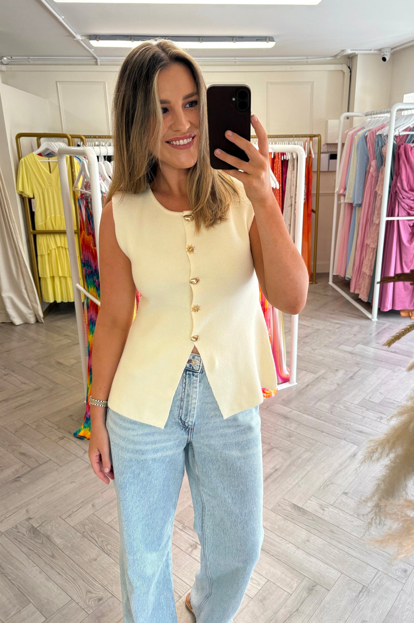 Nadia Top Cream