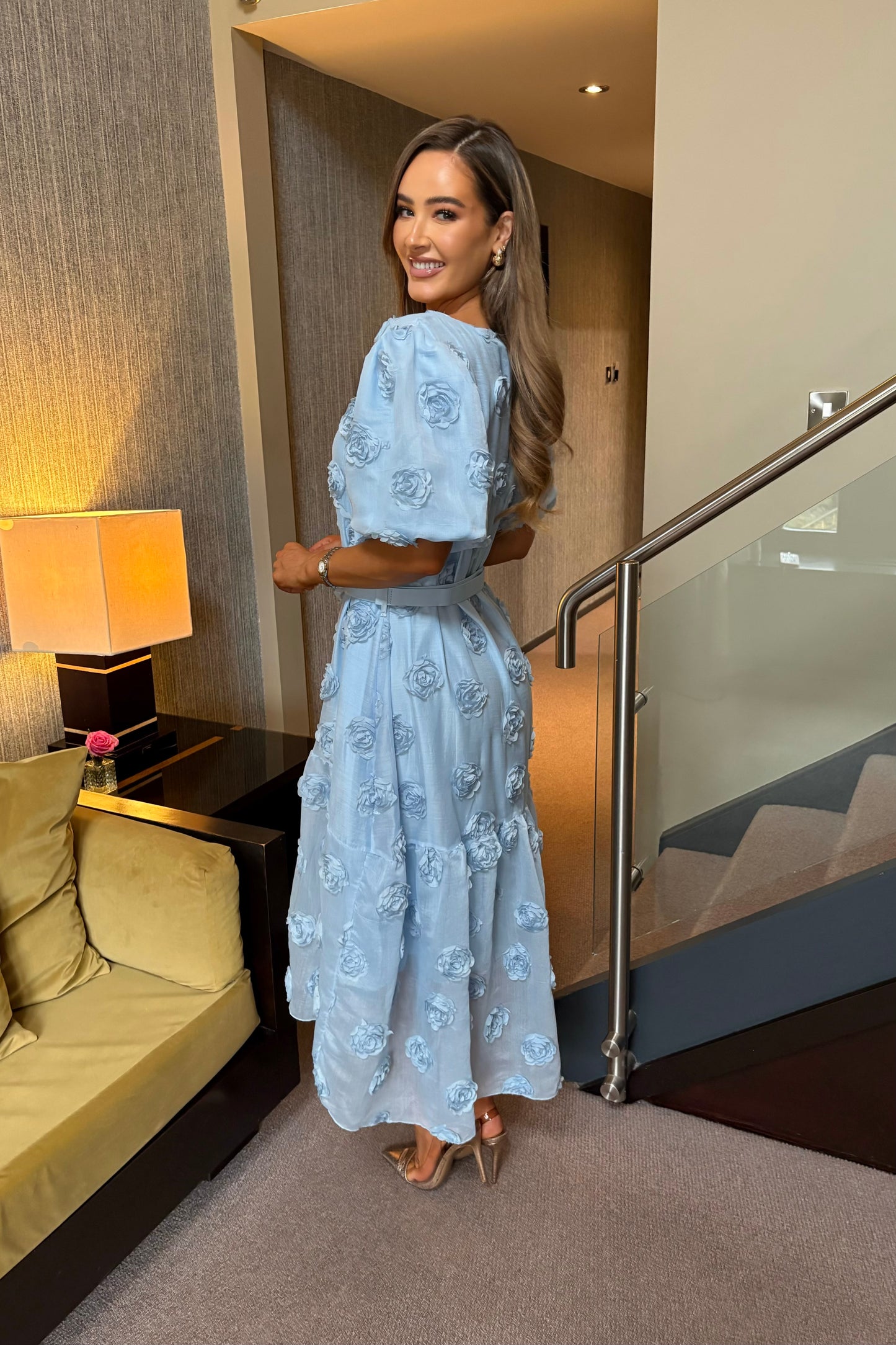 Flori Dress Blue