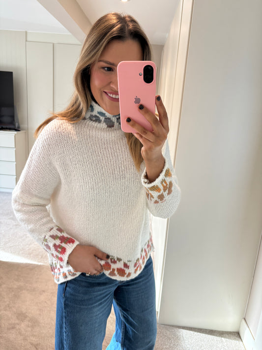 Naya Knit White