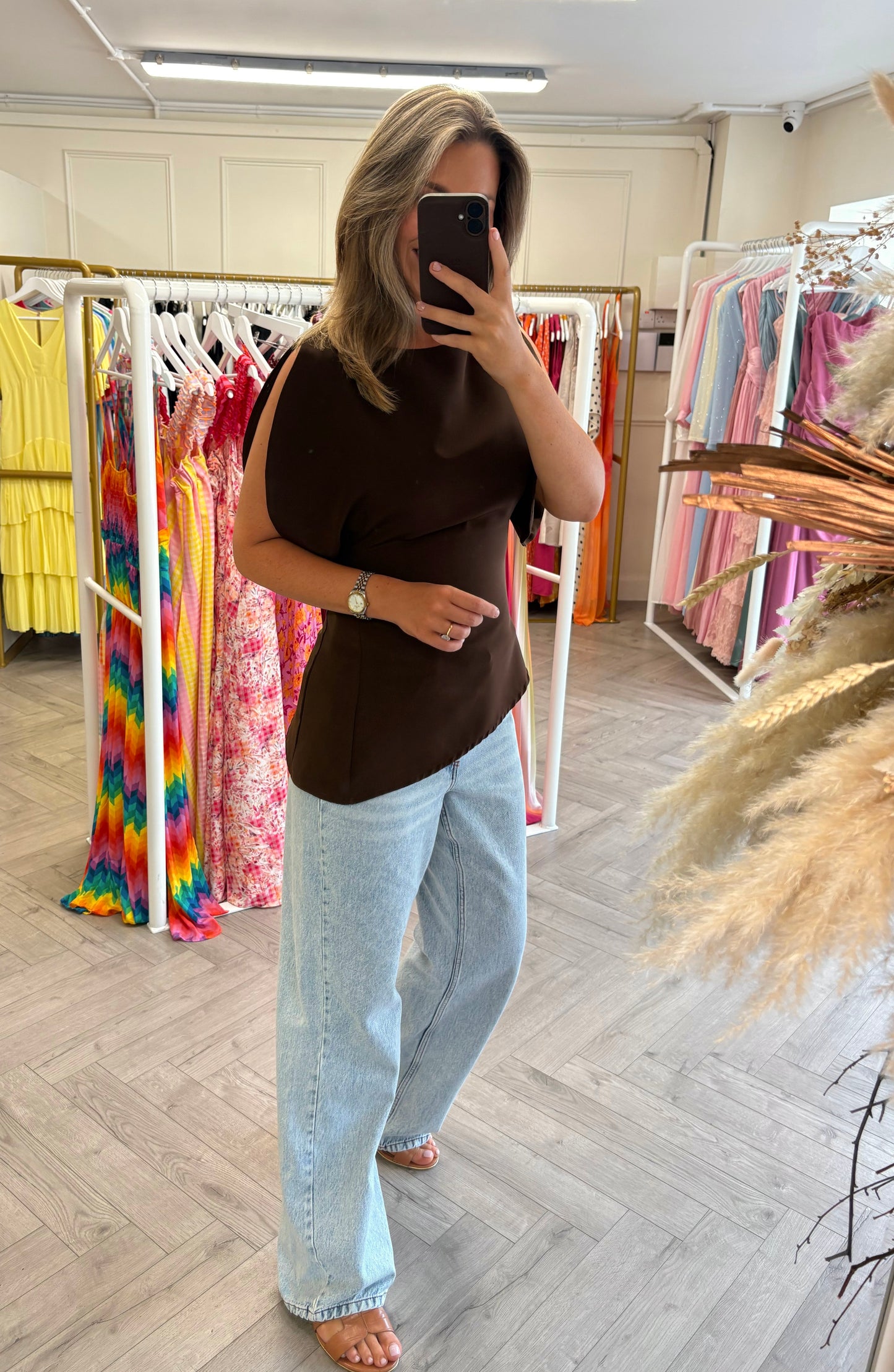 Connie Top Brown