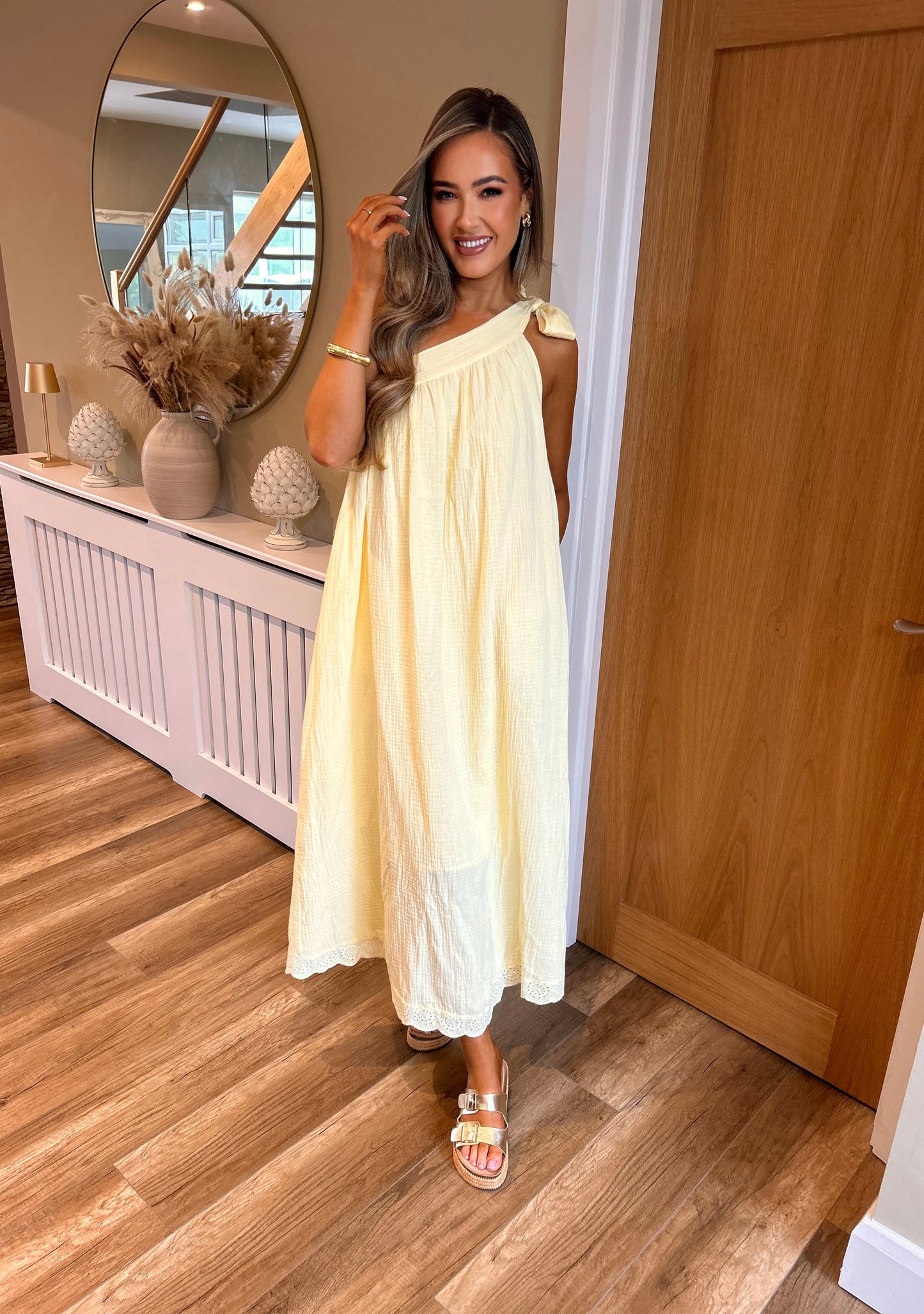 Selena Dress Lemon