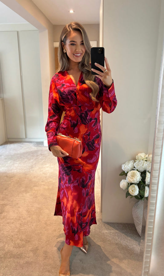 Lottie Dress Red