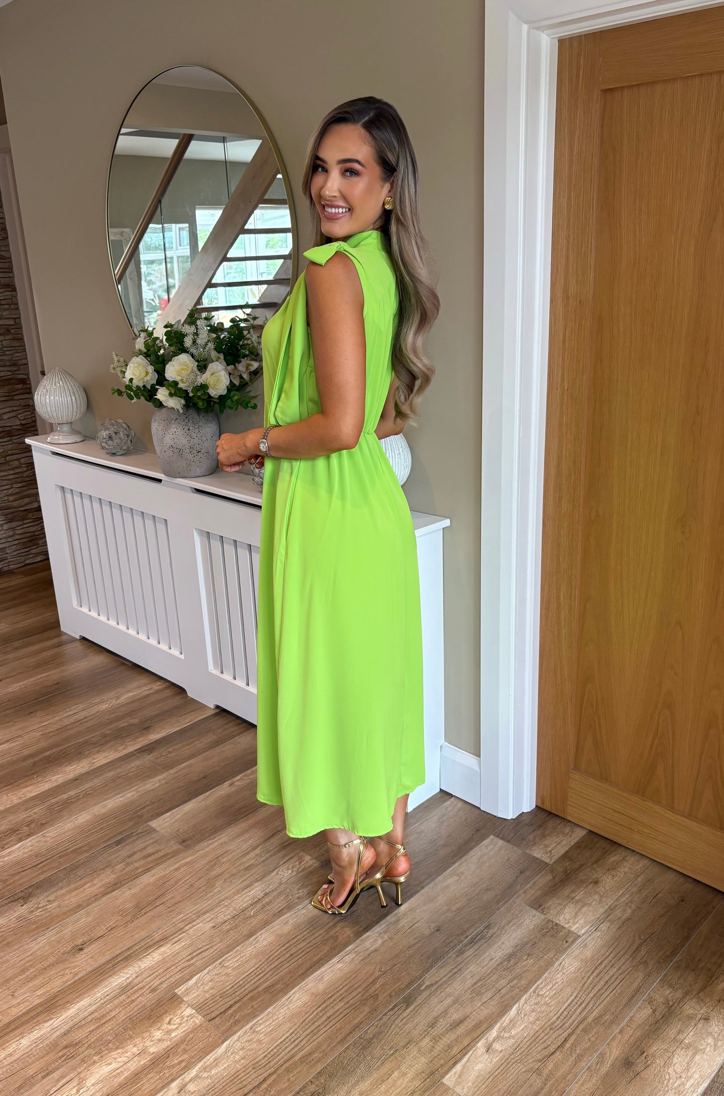 Liliana Dress Lime Green