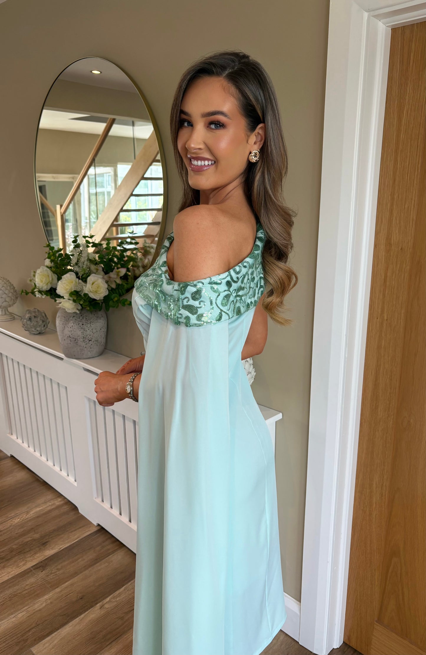Naomi Dress Teal