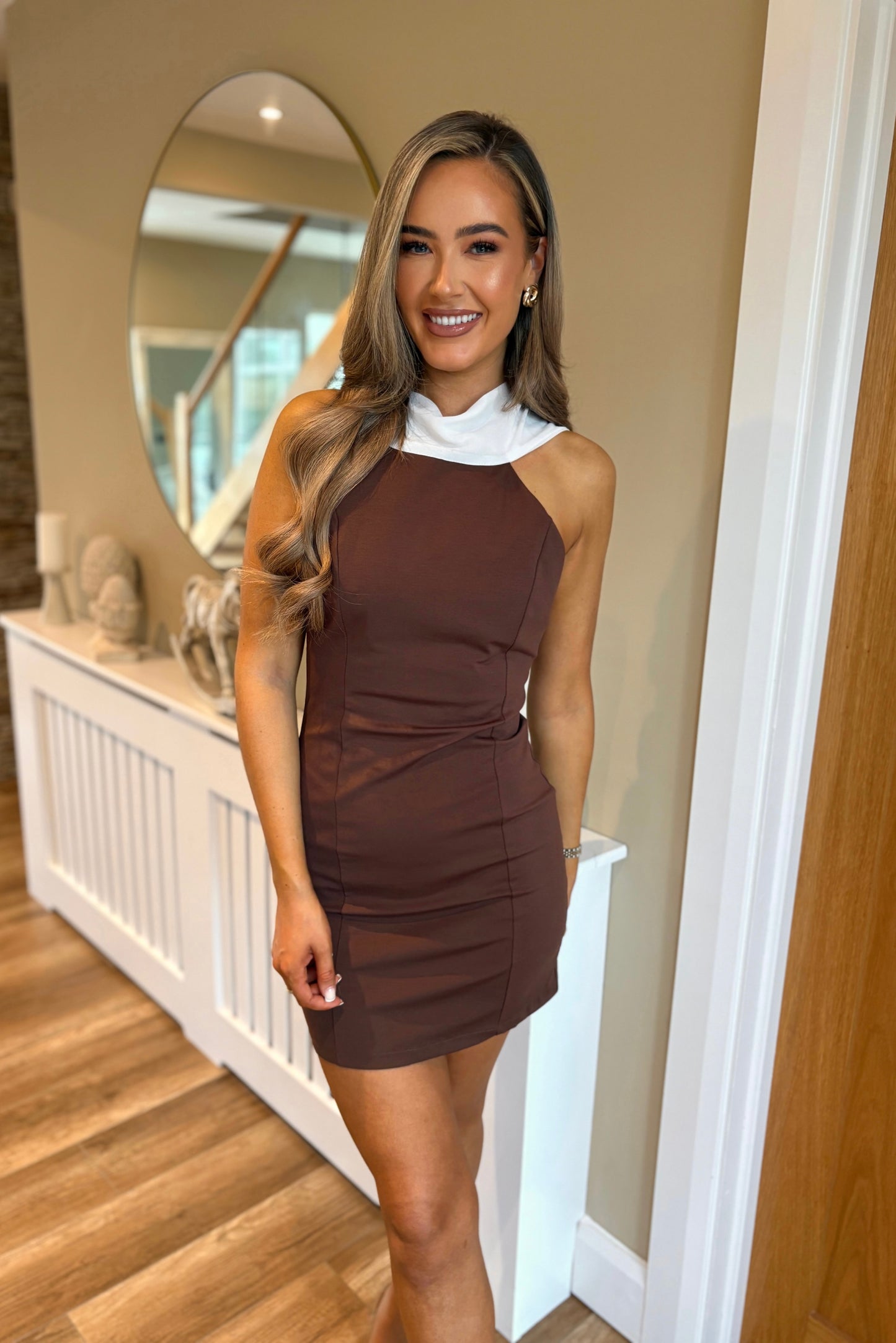 Arianna Dress Brown