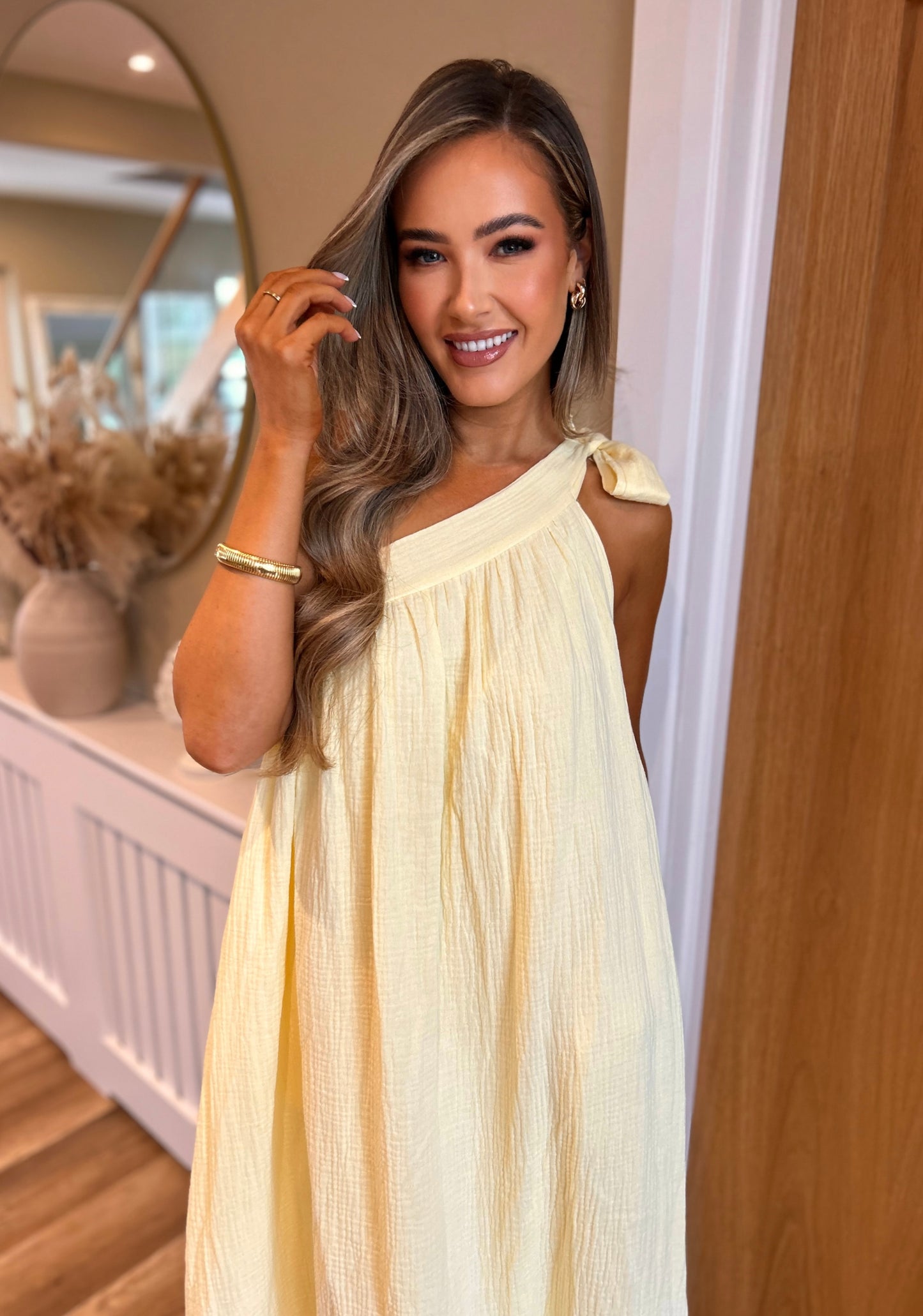 Selena Dress Lemon
