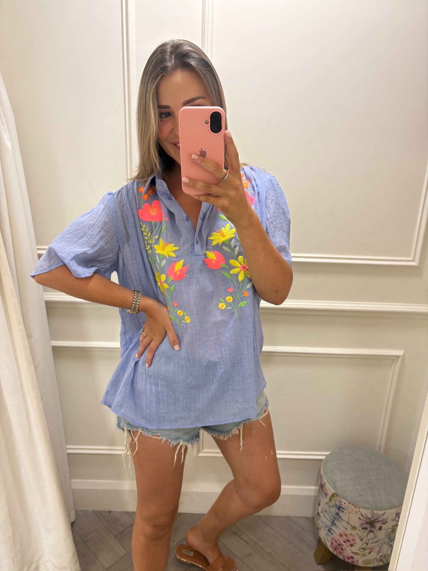 Pippa Top Blue