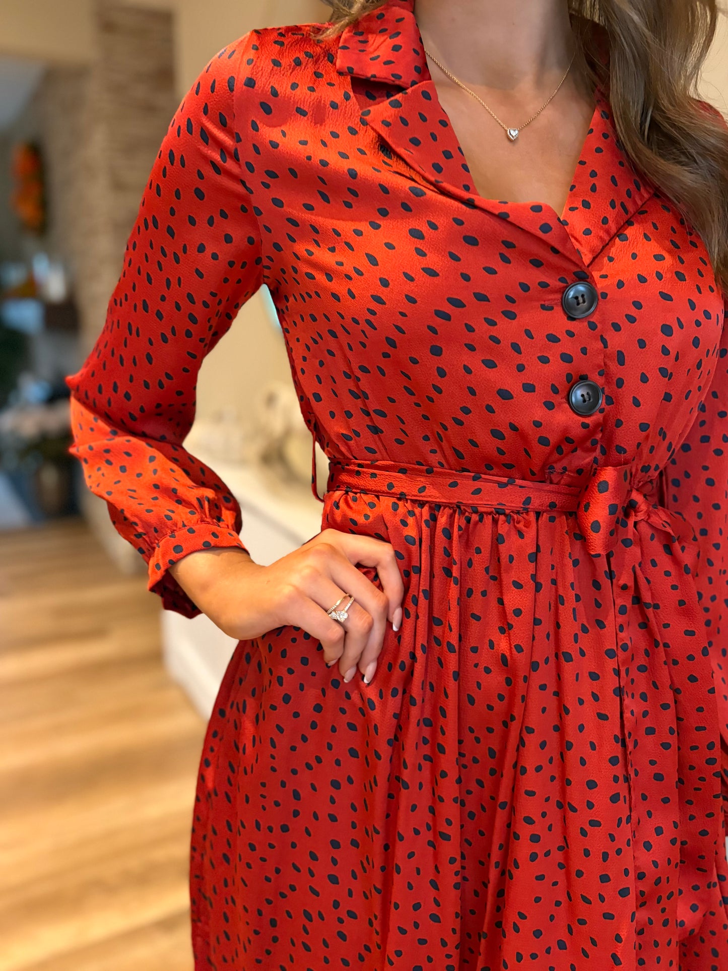 Makayla Dress Orange