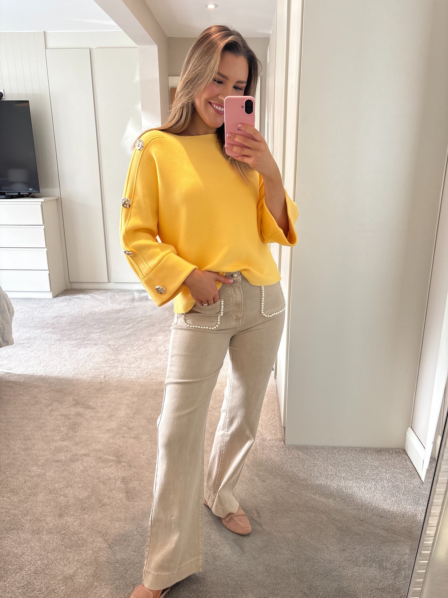 Perla Jeans Beige