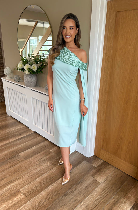 Naomi Dress Teal