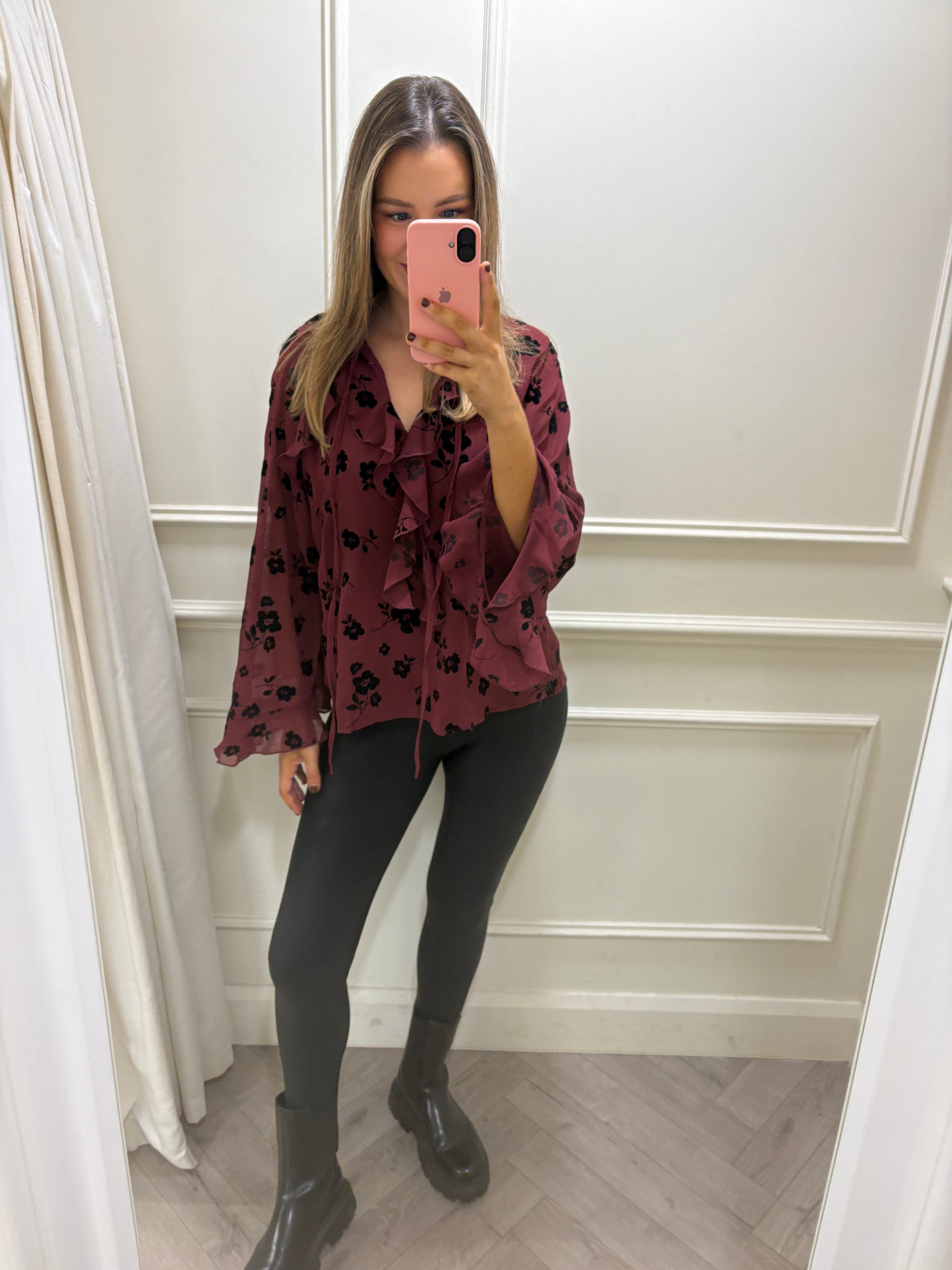 Lainey Top Burgundy