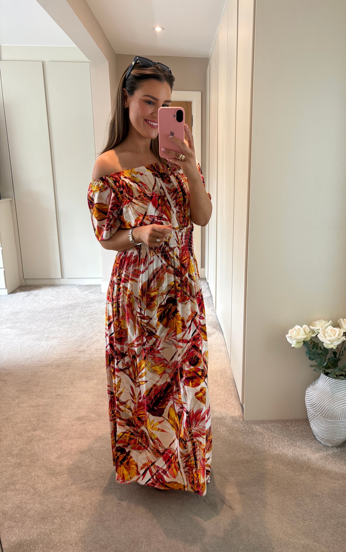Leemara Dress Orange